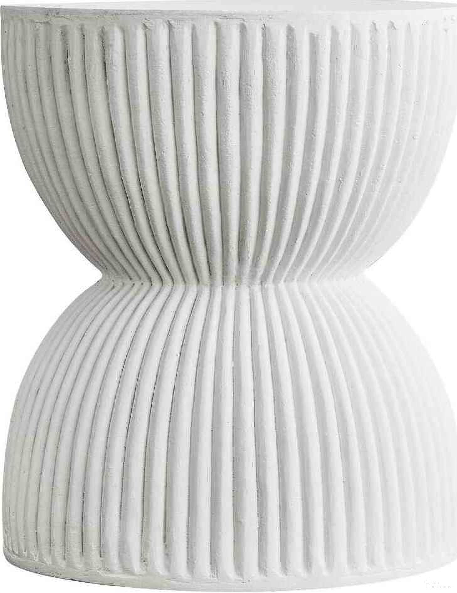 The appearance of Spire Series Modern Side End Table In White designed by LeisureMod in the modern / contemporary interior design. This white piece of furniture  was selected by 1StopBedrooms from Spire Collection to add a touch of cosiness and style into your home. Sku: SST15W. Material: Stone.
