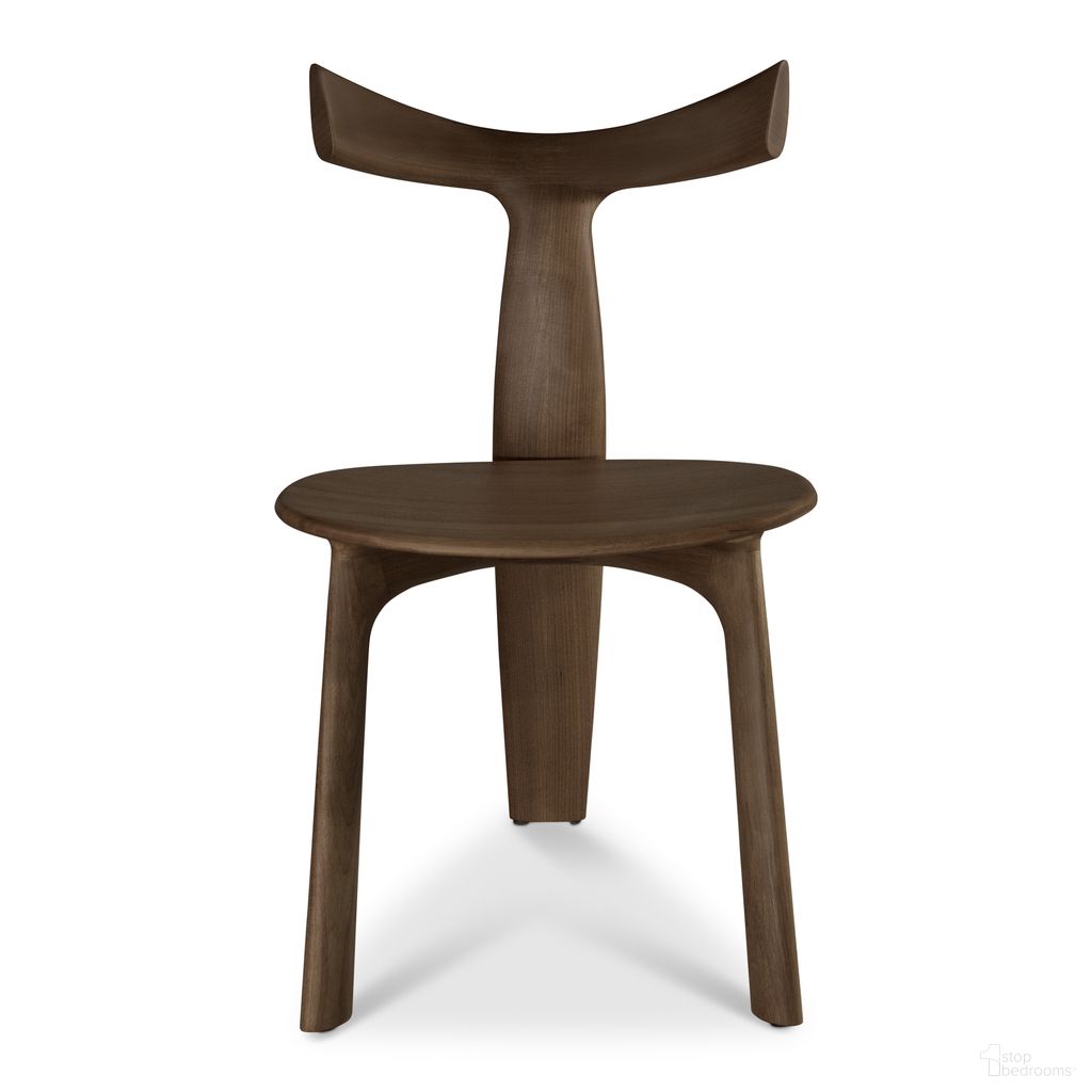 The appearance of Spirit Chair In Nogal designed by Urbia in the modern / contemporary interior design. This nogal piece of furniture  was selected by 1StopBedrooms from Modern Brazilian Collection to add a touch of cosiness and style into your home. Sku: BSM-252769-06. Material: Wood. Chair Type: Side Chair.