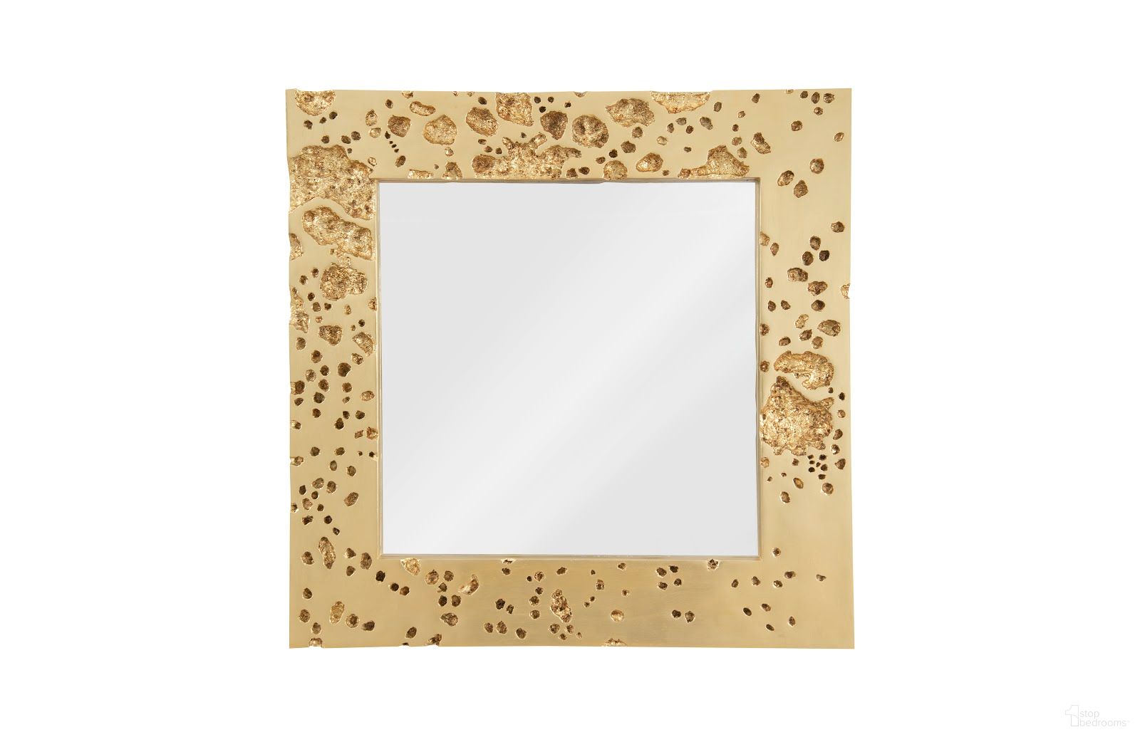 The appearance of Splotch Mirror In Gold designed by Phillips Collection in the modern / contemporary interior design. This gold piece of furniture was selected by 1StopBedrooms from Splotch Collection to add a touch of cosiness and style into your home. Sku: PH102735. Material: Resin.