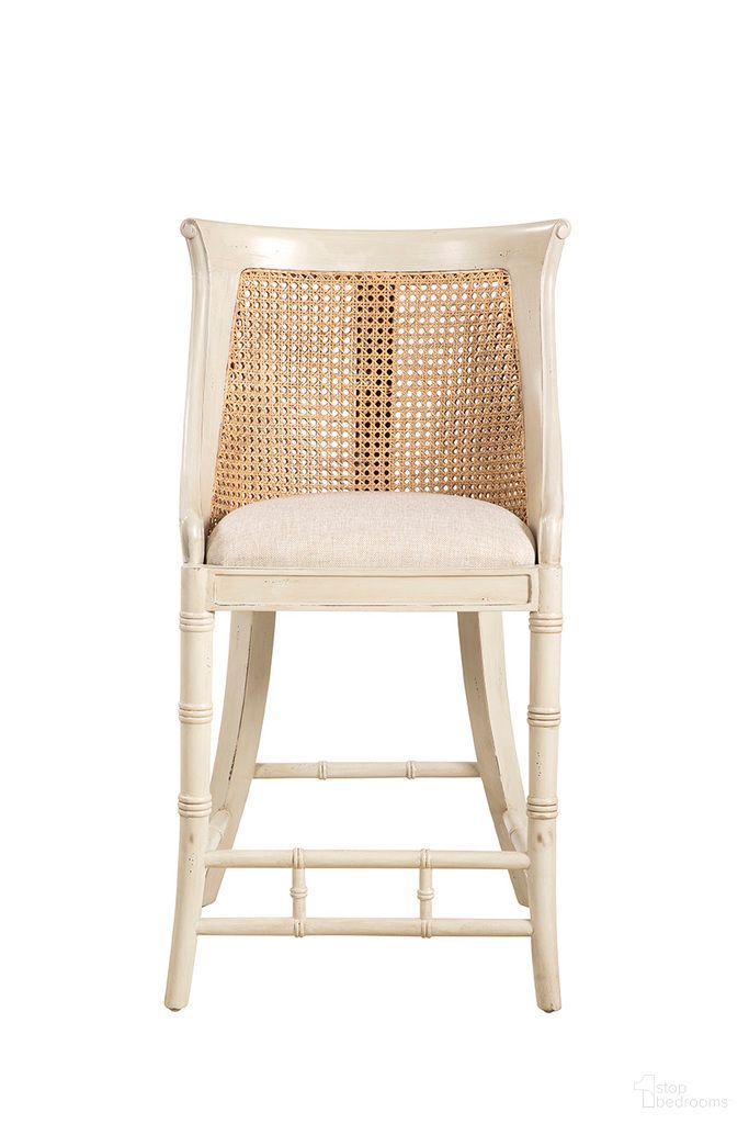 The appearance of Spoonback Counter Stool In Cream designed by Furniture Classics in the transitional interior design. This cream piece of furniture was selected by 1StopBedrooms from to add a touch of cosiness and style into your home. Sku: 51856AC97. Material: Cane.
