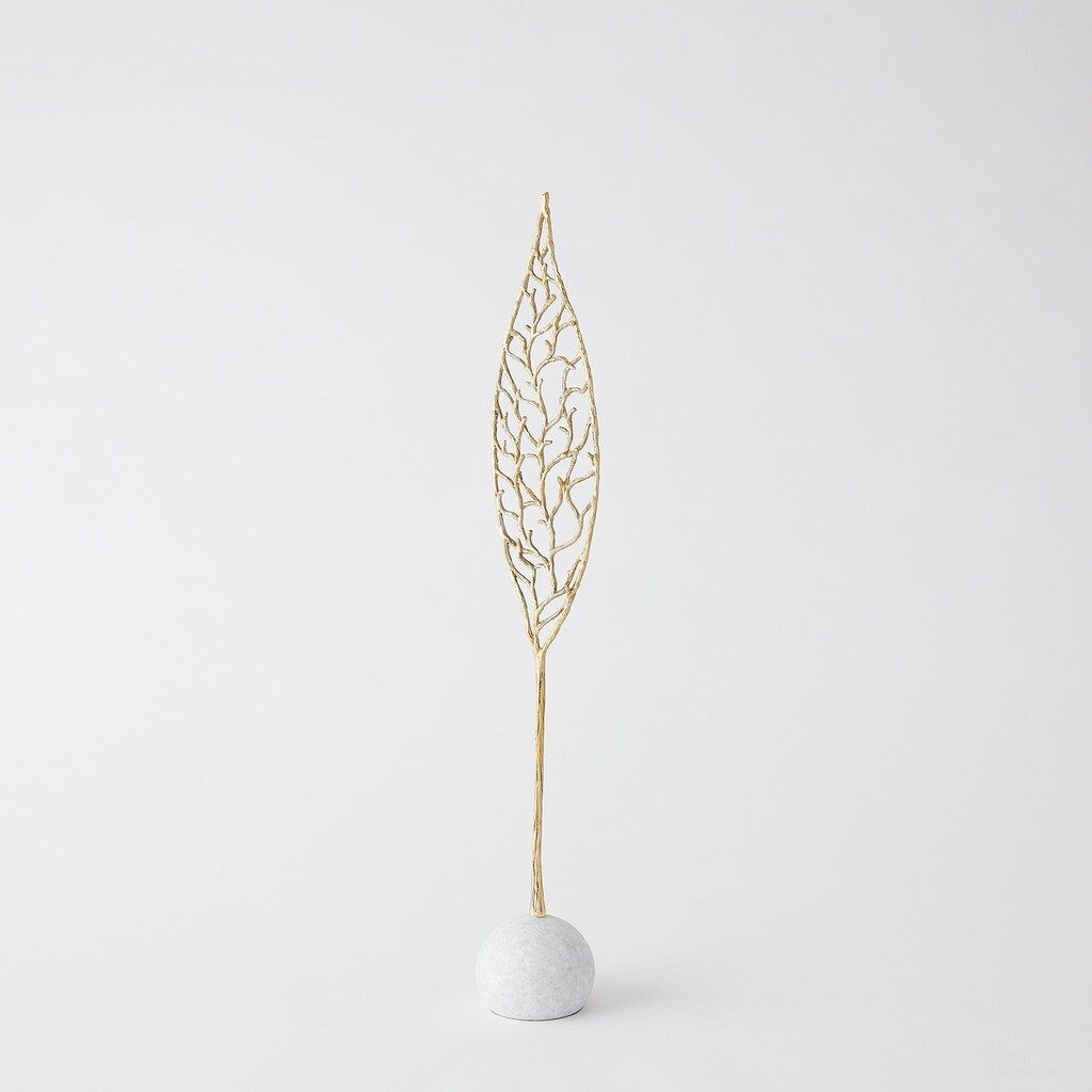 The appearance of Sprig Medium Sculpture In White designed by Global Views in the modern / contemporary interior design. This white piece of furniture  was selected by 1StopBedrooms from Sprig Collection to add a touch of cosiness and style into your home. Sku: 883187. Material: Marble.