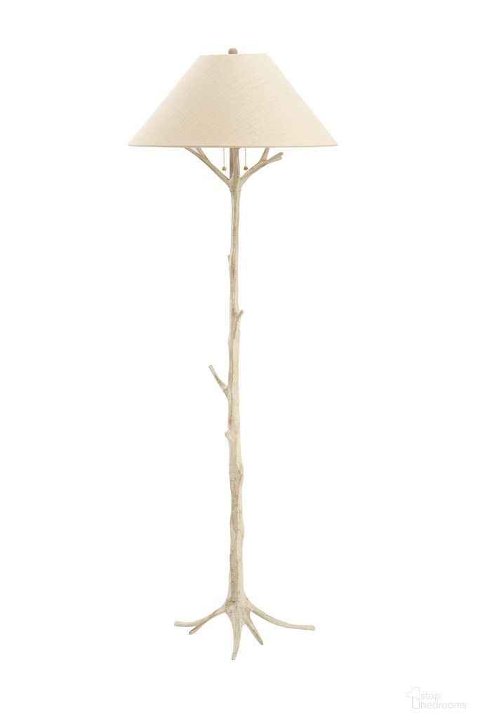 Sprig's Affirmation Floor Lamp In White and Cream