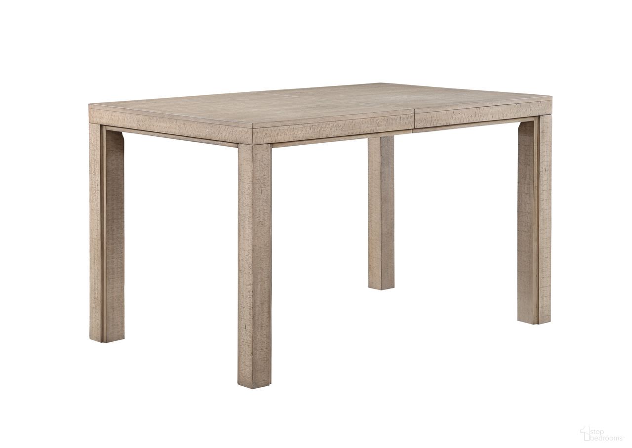 The appearance of Spring Haven 36 Inch Counter Height Leg Table In Dark Distressed designed by ECI in the modern / contemporary interior design. This distressed piece of furniture was selected by 1StopBedrooms from Spring Haven Collection to add a touch of cosiness and style into your home. Sku: 1378-40-CLT. Table Base Style: Legs. Table Top Shape: Rectangular. Size: 60" x 38". Material: Solid Hardwood & Veneers.
