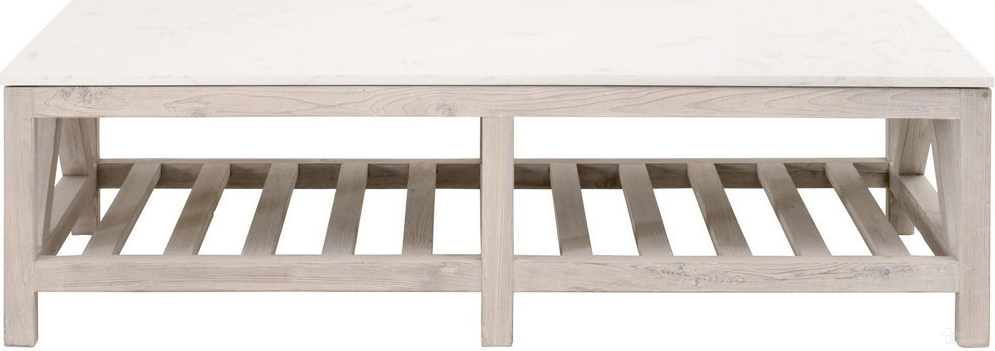 The appearance of Bella Antique Spruce Coffee Table In White Wash Pine designed by Essentials For Living in the transitional interior design. This white wash pine piece of furniture was selected by 1StopBedrooms from Bella Antique Collection to add a touch of cosiness and style into your home. Sku: 8019.WW-PNE/WHTQ. Material: Solid Pine Wood.