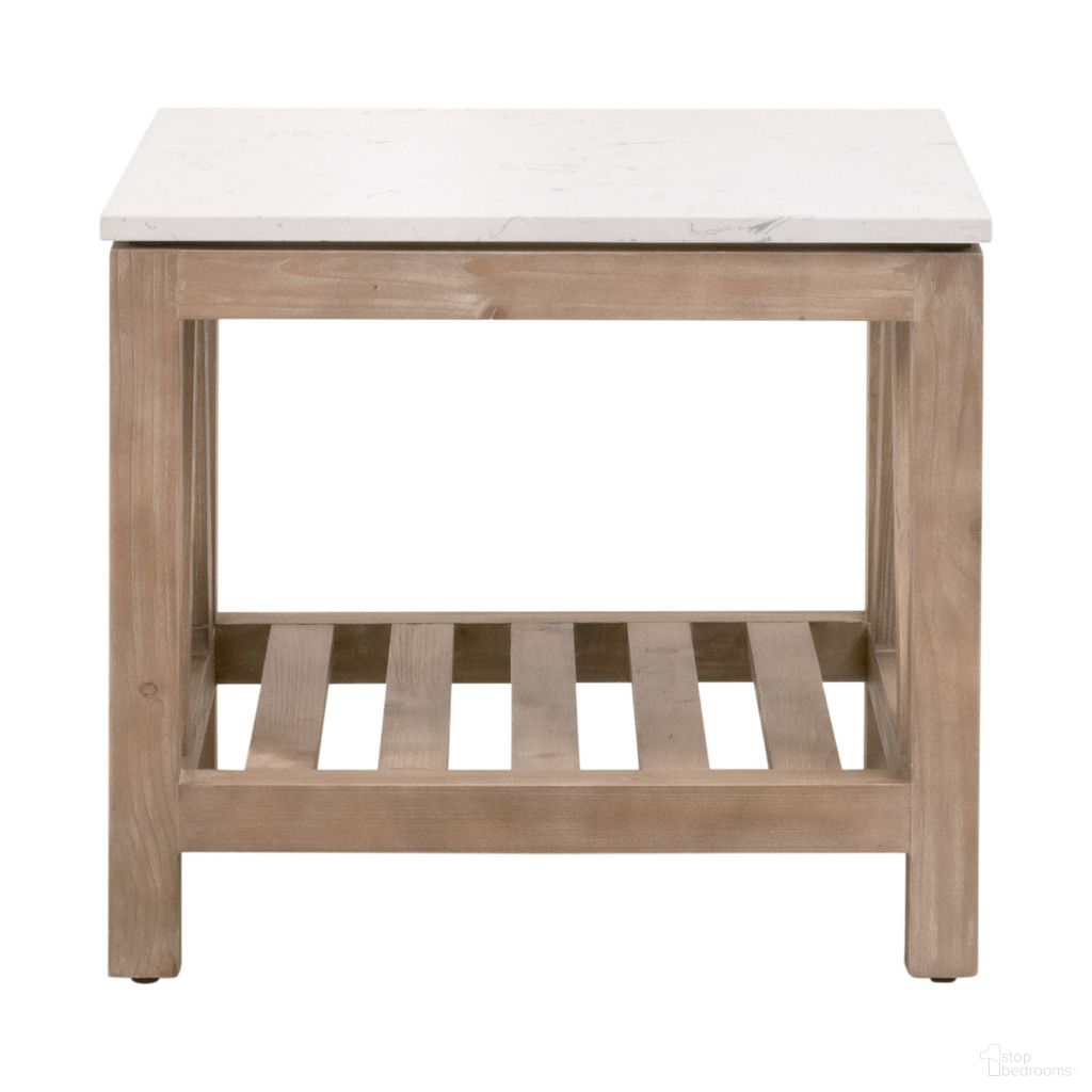 The appearance of Bella Antique Spruce End Table In Smoke Gray Pine designed by Essentials For Living in the transitional interior design. This smoke gray pine piece of furniture was selected by 1StopBedrooms from Bella Antique Collection to add a touch of cosiness and style into your home. Sku: 8020.SGRY-PNE/WHTQ. Material: Solid Pine Wood.