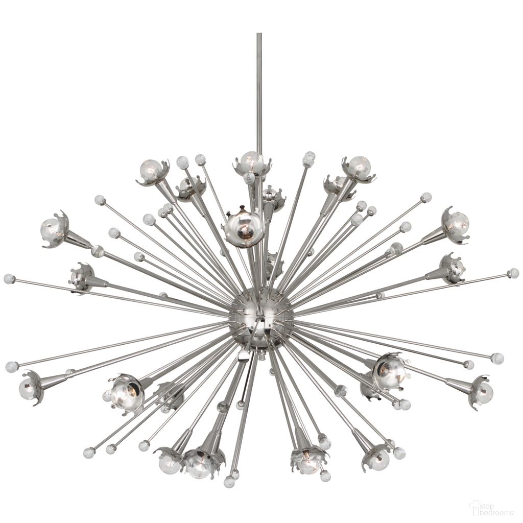 Sputnik Chandelier In Nickel