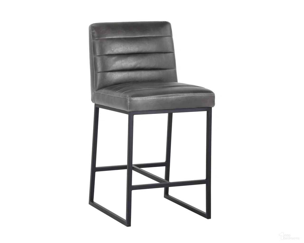 Spyros Counter Stool In Overcast Grey