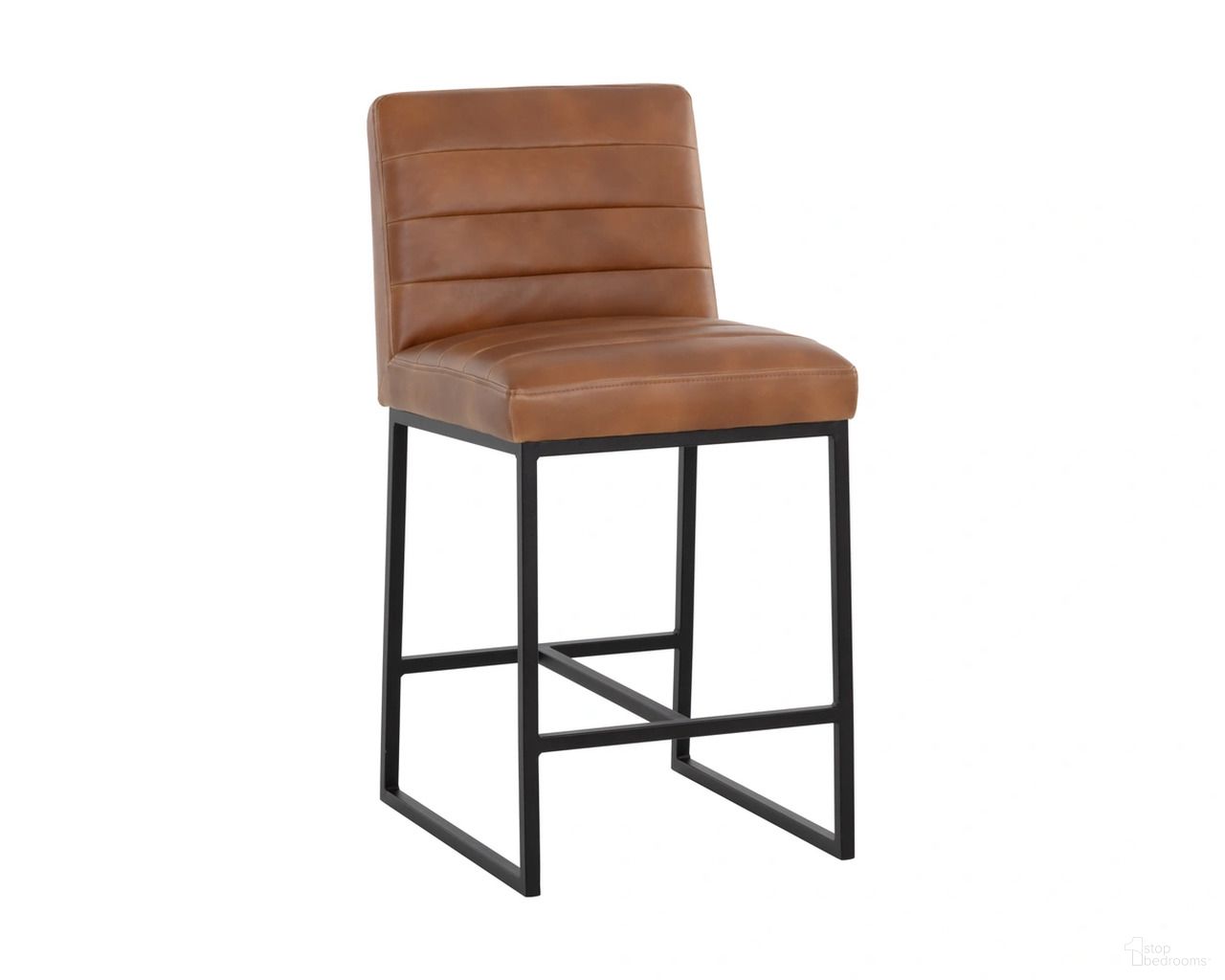 Spyros Counter Stool In Tobacco Tan