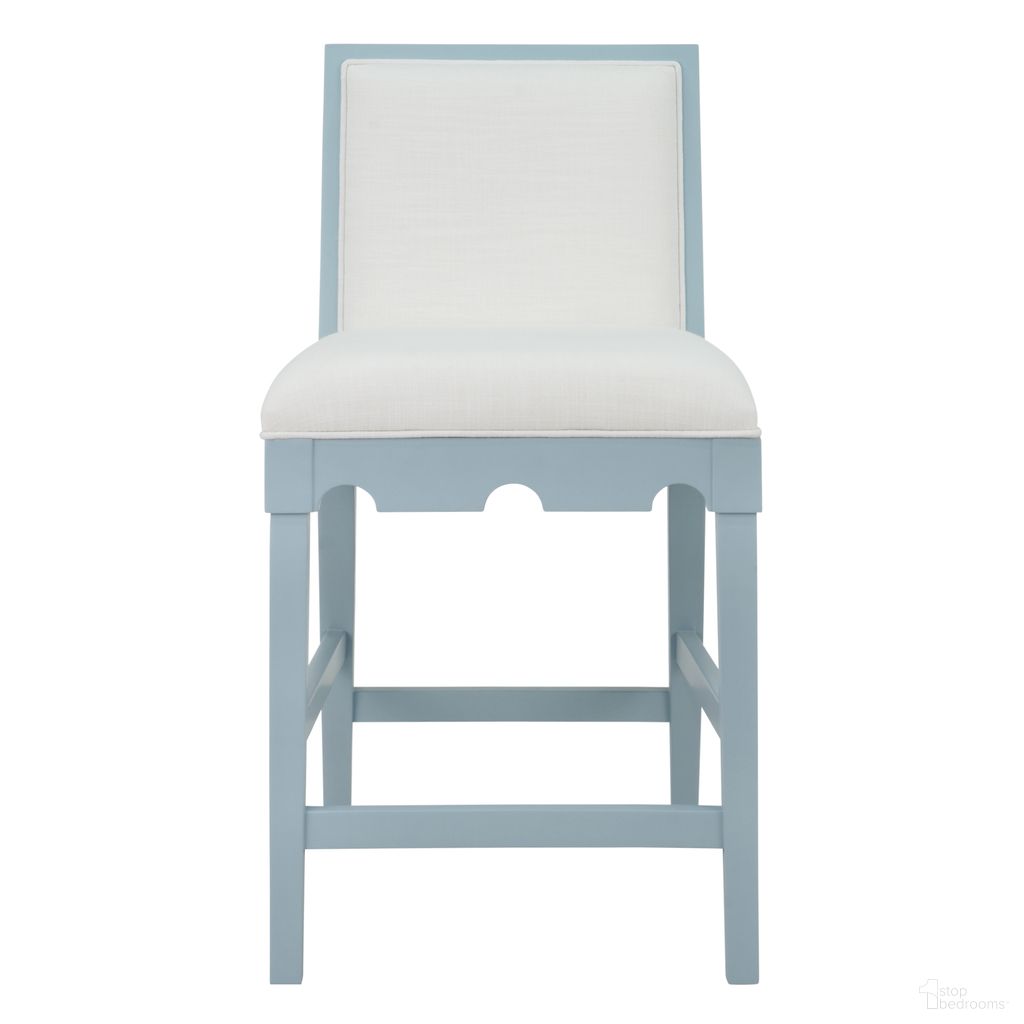 The appearance of Square Back Counter Stool In Blue designed by Worlds Away in the modern / contemporary interior design. This blue piece of furniture was selected by 1StopBedrooms from to add a touch of cosiness and style into your home. Sku: LANISTER CS LB. Material: Solid Wood.