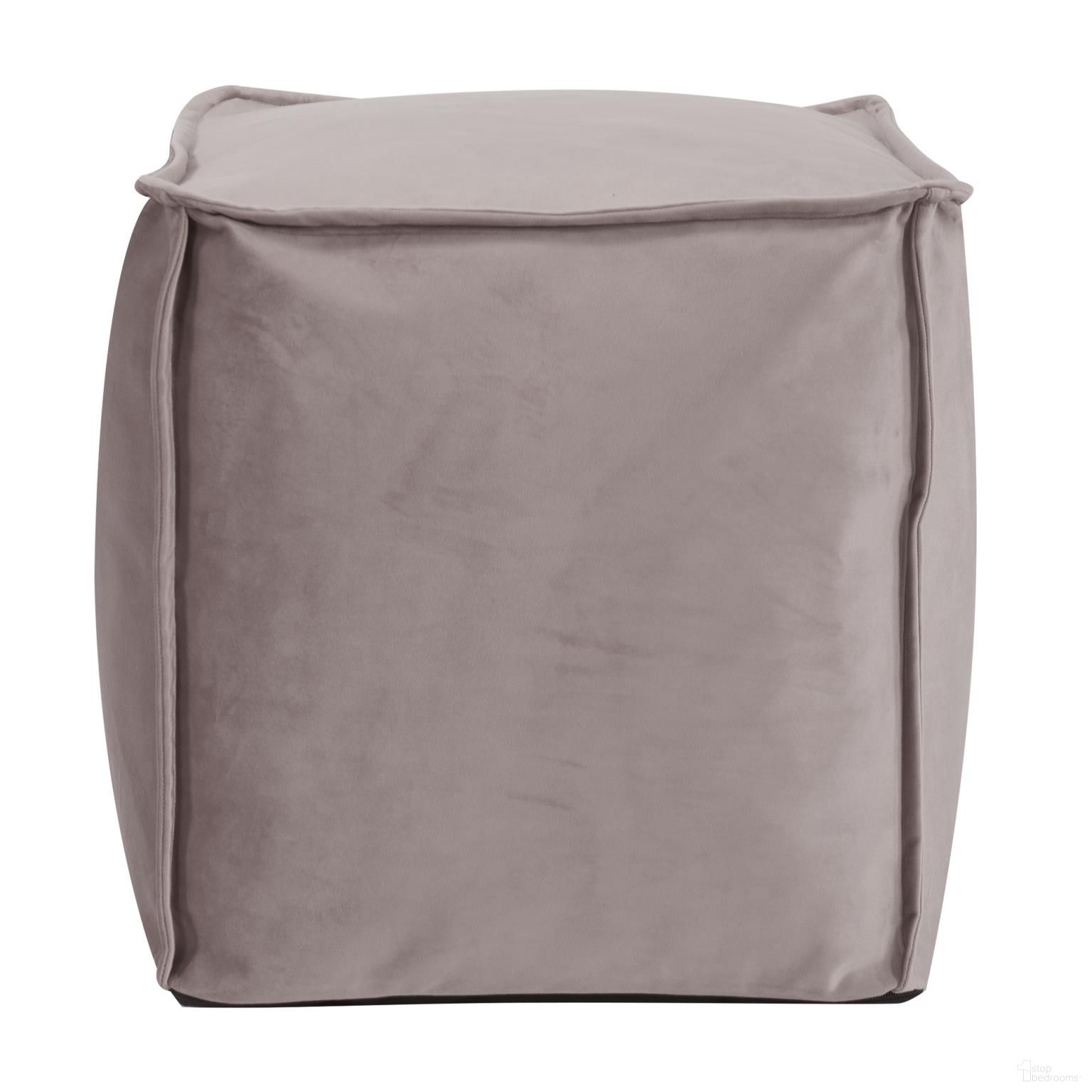 The appearance of Square Pouf Bella In Ash designed by Howard Elliott in the modern / contemporary interior design. This ash piece of furniture was selected by 1StopBedrooms from Bella Collection to add a touch of cosiness and style into your home. Sku: 873-1017. Material: Polyester.