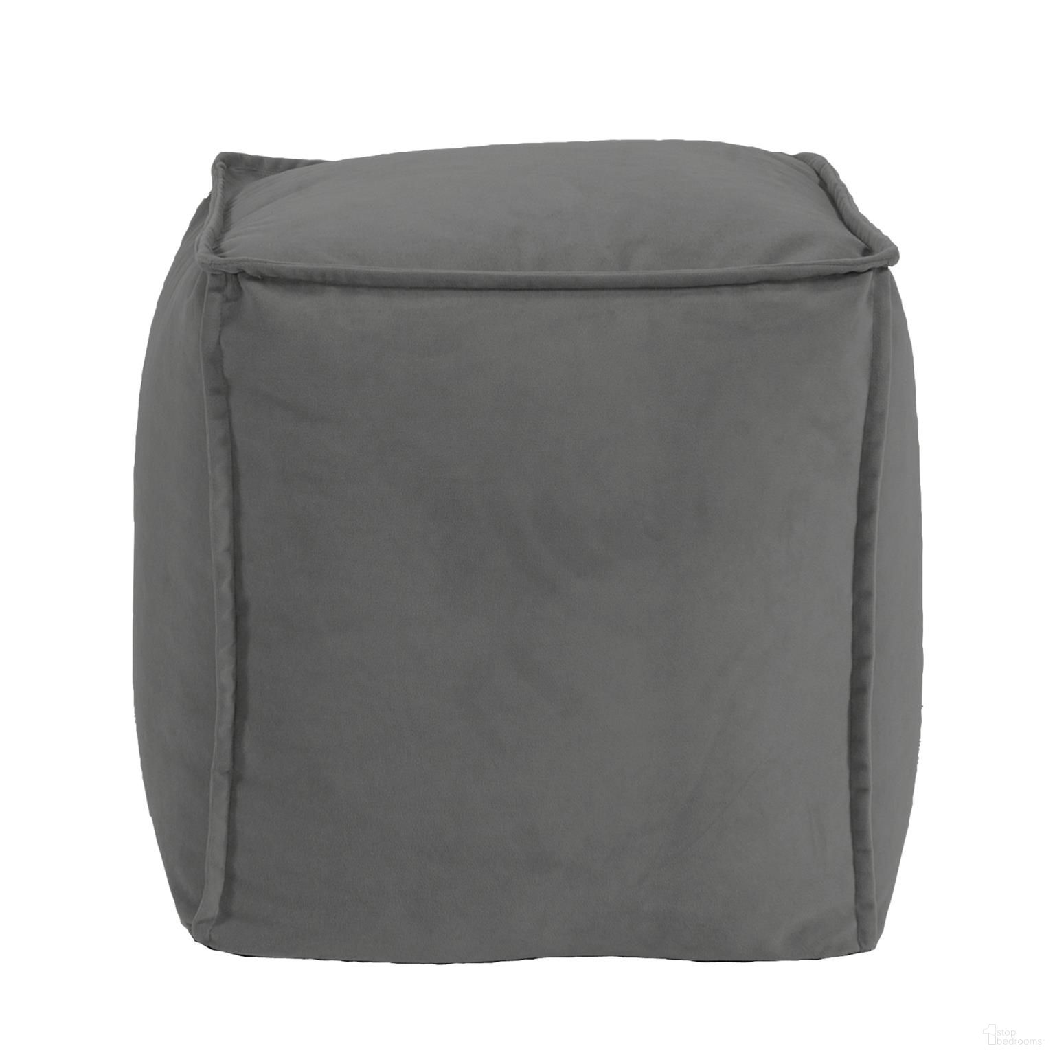 The appearance of Square Pouf Bella In Pewter designed by Howard Elliott in the modern / contemporary interior design. This pewter piece of furniture was selected by 1StopBedrooms from Bella Collection to add a touch of cosiness and style into your home. Sku: 873-225. Material: Polyester.