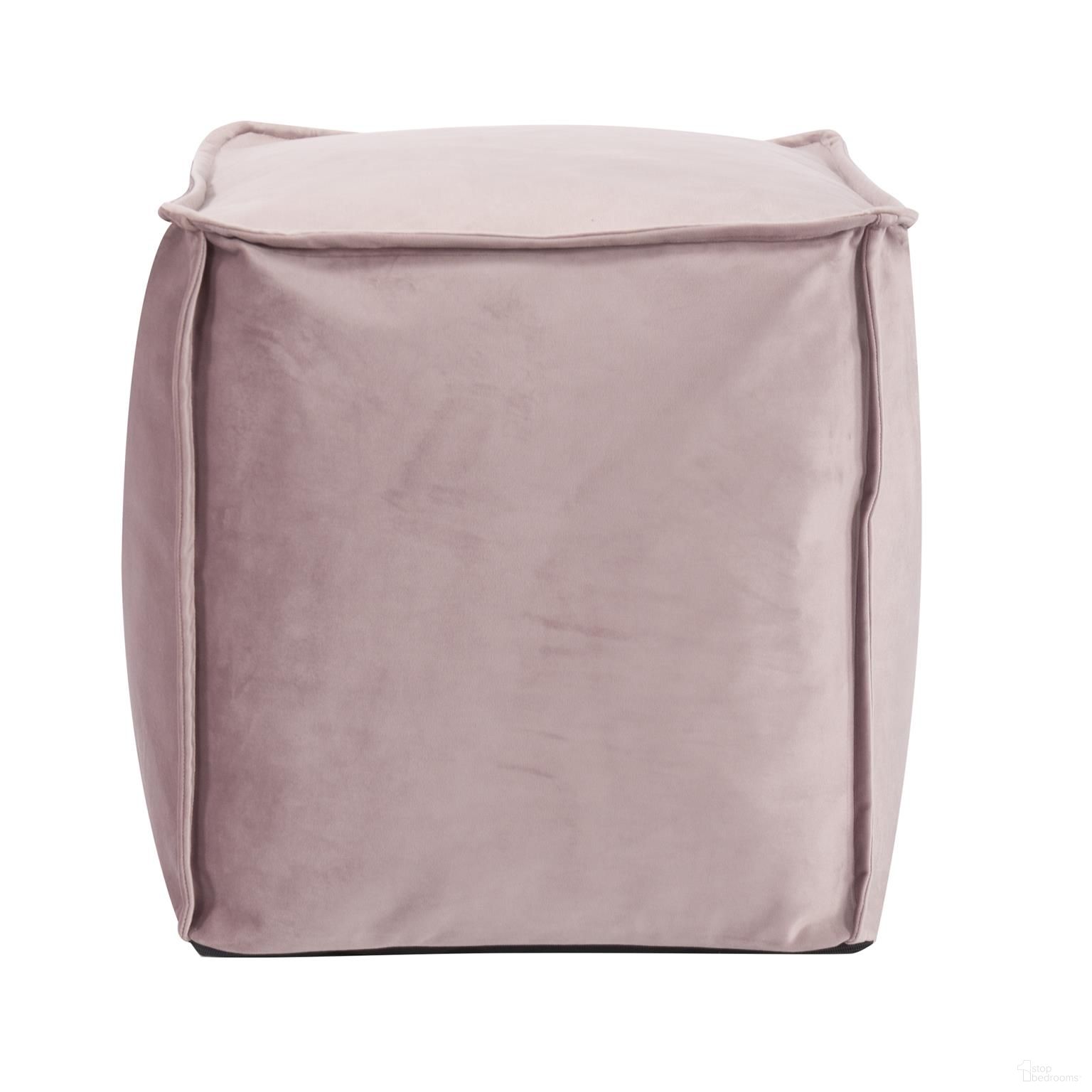 The appearance of Square Pouf Bella In Rose designed by Howard Elliott in the modern / contemporary interior design. This rose piece of furniture was selected by 1StopBedrooms from Bella Collection to add a touch of cosiness and style into your home. Sku: 873-1018. Material: Polyester.