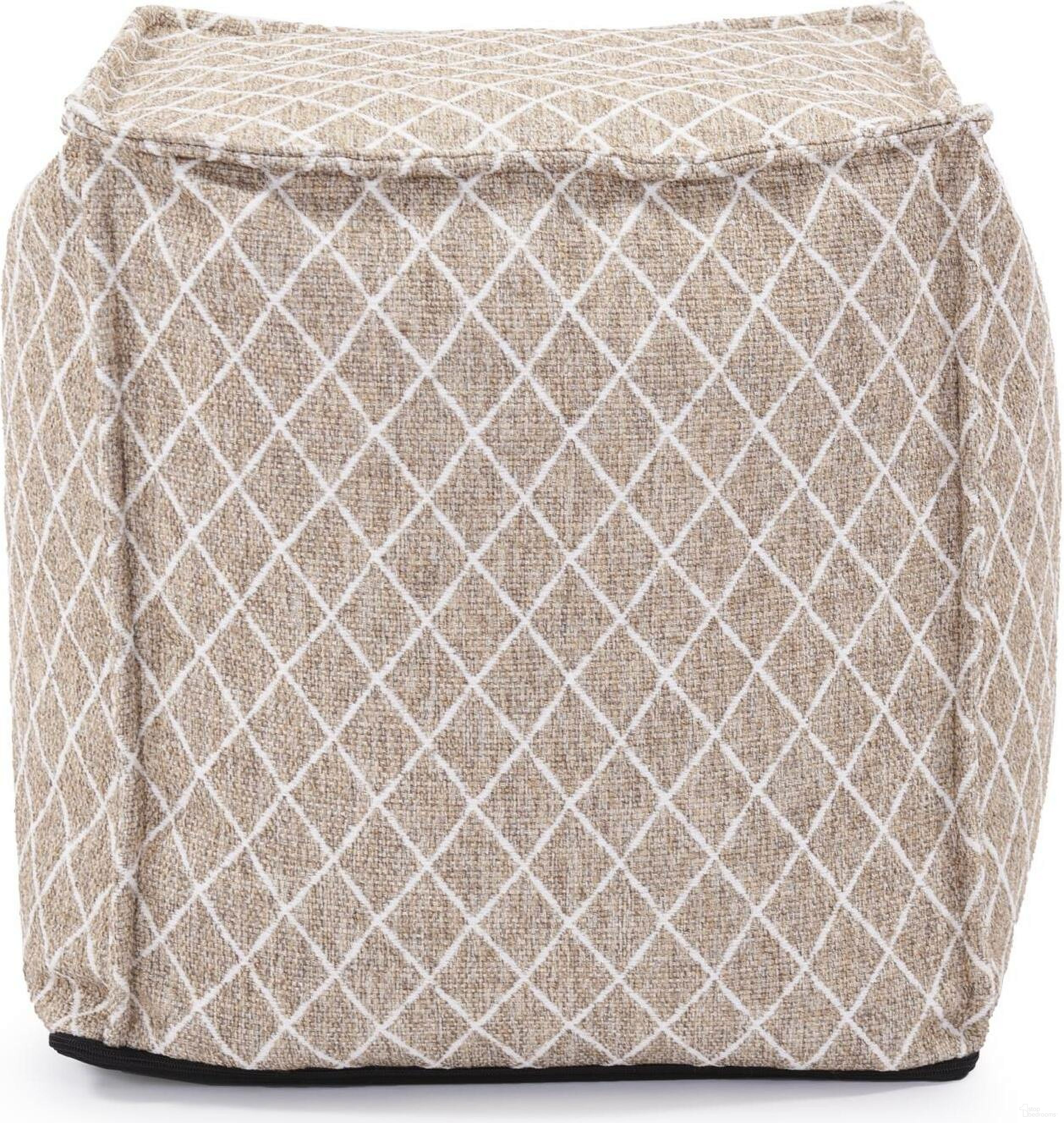 The appearance of Square Pouf Grille In Natural designed by Howard Elliott in the modern / contemporary interior design. This natural piece of furniture was selected by 1StopBedrooms from Grille Collection to add a touch of cosiness and style into your home. Sku: 873-1133. Material: Polyester.