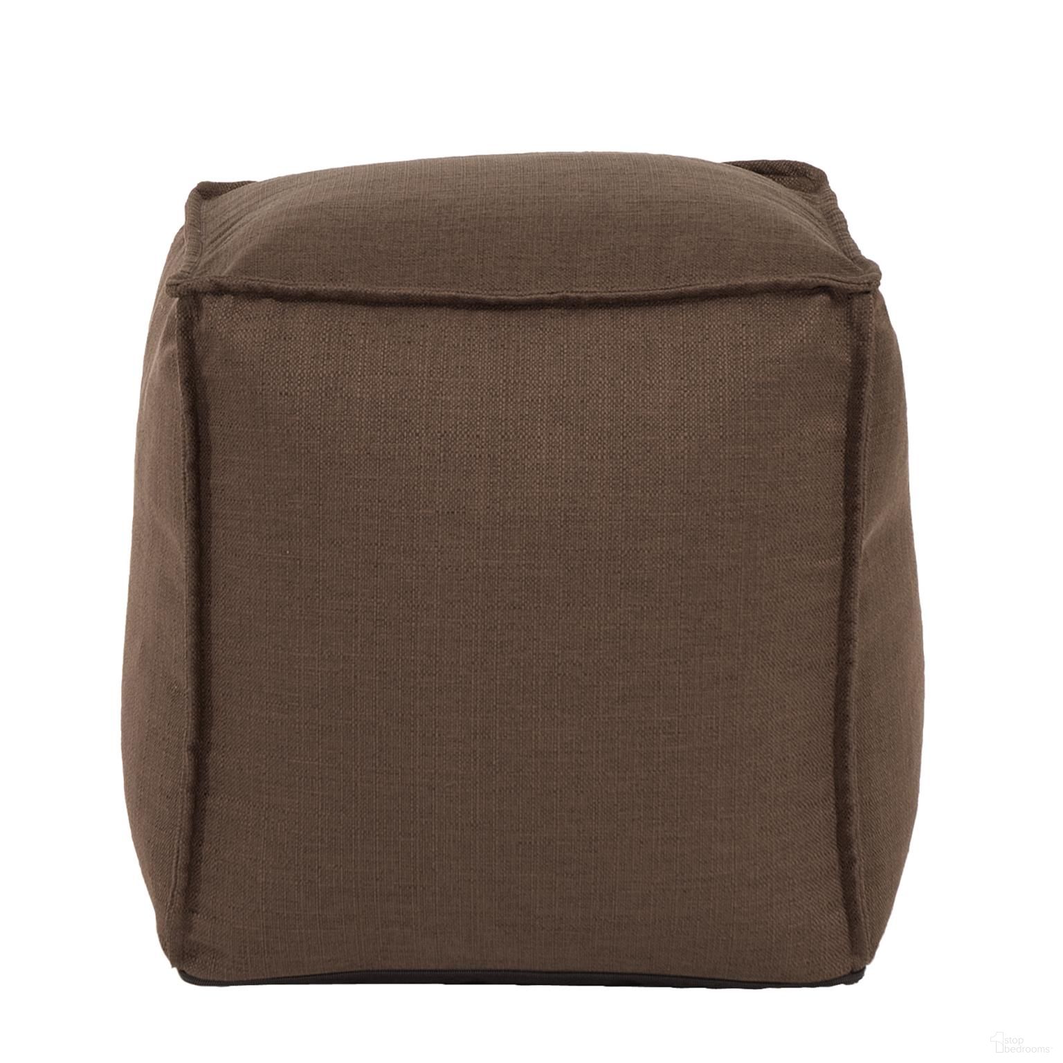 The appearance of Square Pouf Sterling In Chocolate designed by Howard Elliott in the modern / contemporary interior design. This chocolate piece of furniture was selected by 1StopBedrooms from Sterling Collection to add a touch of cosiness and style into your home. Sku: 873-202. Material: Polyester.