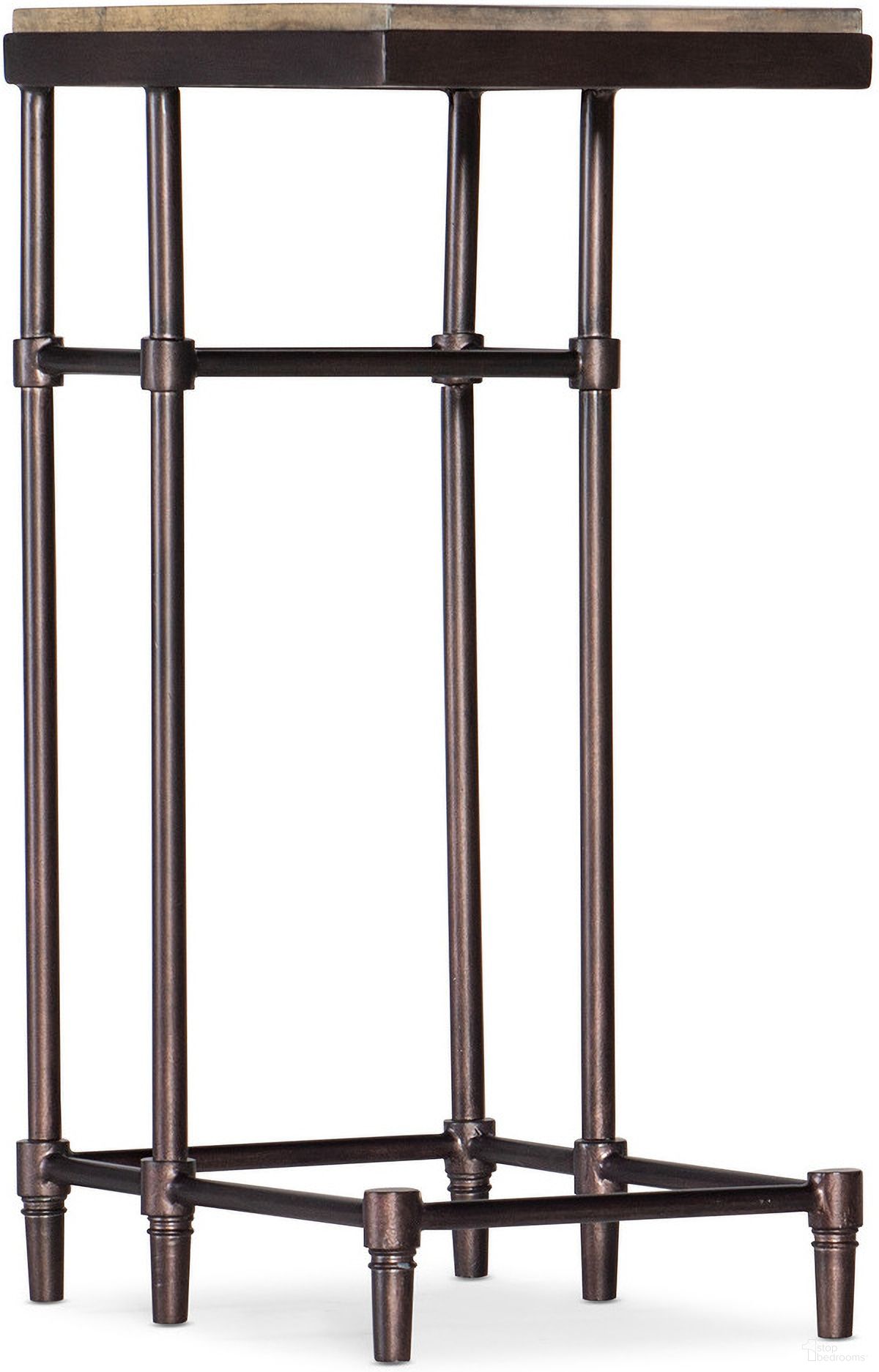 Commerce and Market St. Armand Chairside Table In Light Wood