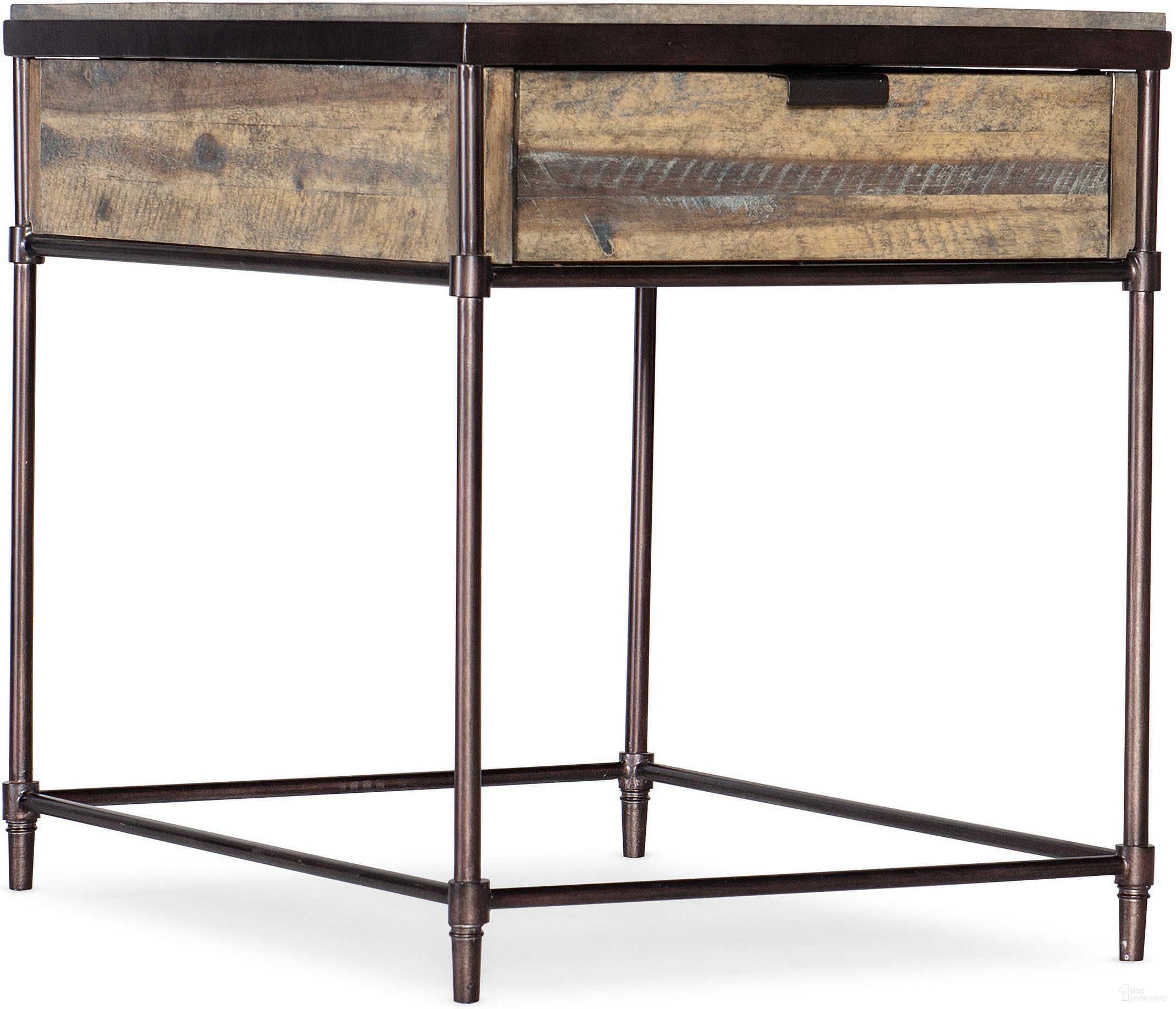 The appearance of Commerce and Market St. Armand Rectangular End Table In Light Wood designed by Hooker in the transitional interior design. This light wood piece of furniture  was selected by 1StopBedrooms from Commerce and Market Collection to add a touch of cosiness and style into your home. Sku: 5601-80114-LTWD. Material: Acacia.