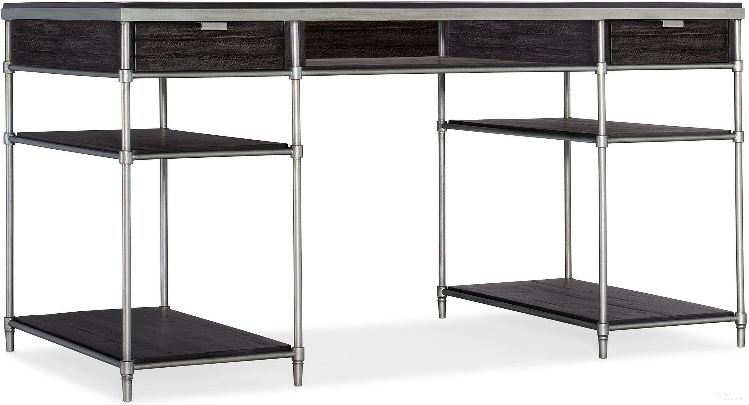 The appearance of St. Armand Writing Desk In Black designed by Hooker in the transitional interior design. This black piece of furniture  was selected by 1StopBedrooms from Saint Armand Collection to add a touch of cosiness and style into your home. Sku: 5601-10458-BLK. Material: Acacia.