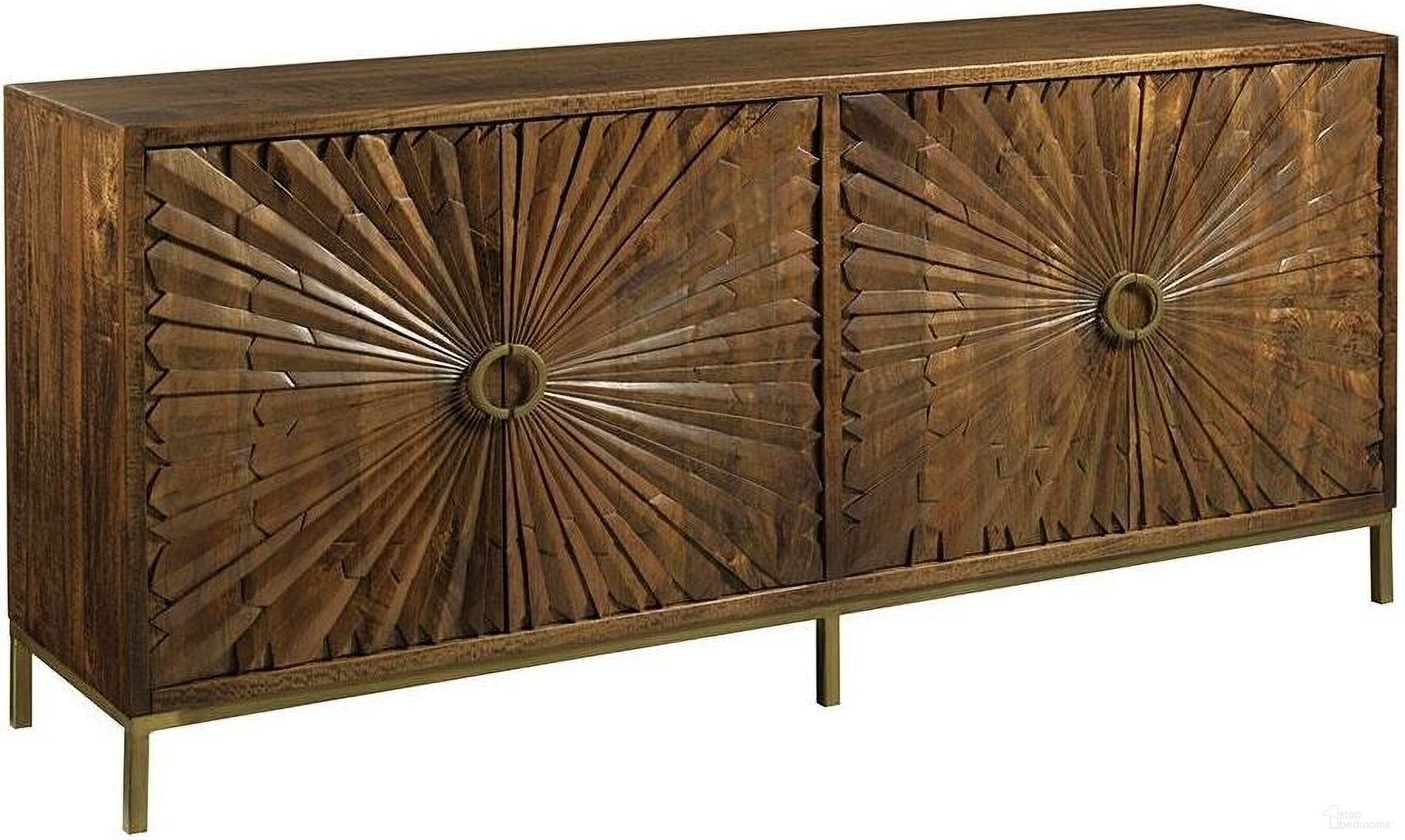 St. Florian 79 Inch Credenza In Charred Ecru