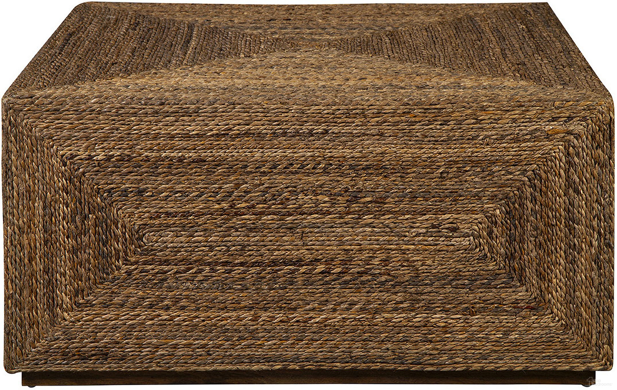 The appearance of St. Lucie Cocktail Table designed by Furniture Classics in the transitional interior design. This  piece of furniture  was selected by 1StopBedrooms from St. Lucie Collection to add a touch of cosiness and style into your home. Sku: 42955. Material: Banana Leaf.