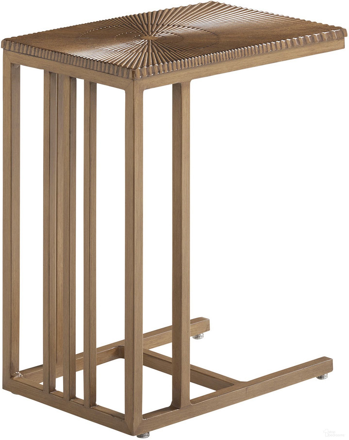 St Tropez Rectangular Spot Table In Medium Brown
