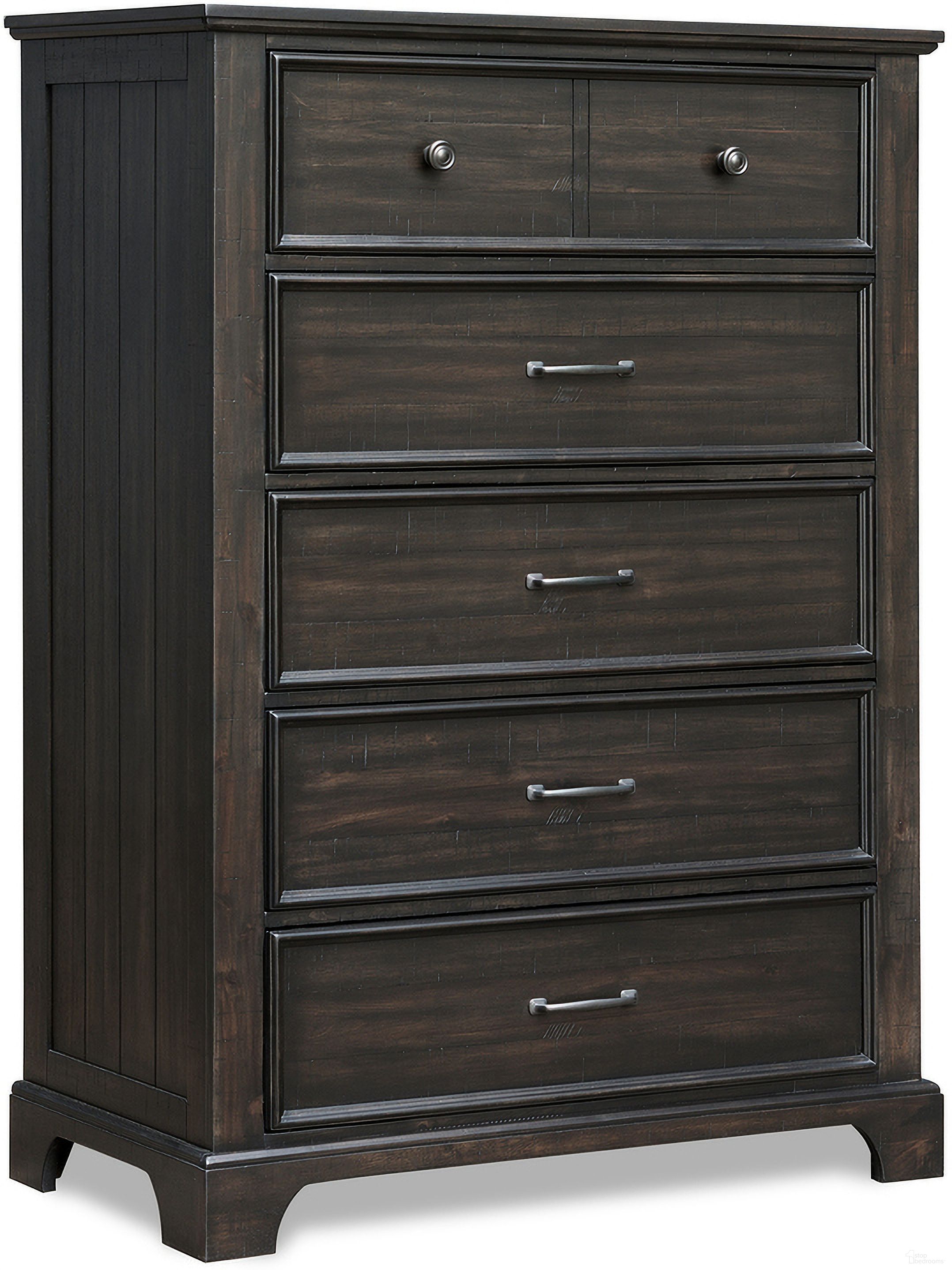 The appearance of Stafford County Chest In Walnut designed by New Classic in the modern / contemporary interior design. This walnut piece of furniture was selected by 1StopBedrooms from Stafford Collection to add a touch of cosiness and style into your home. Sku: B322-070. Material: Wood.