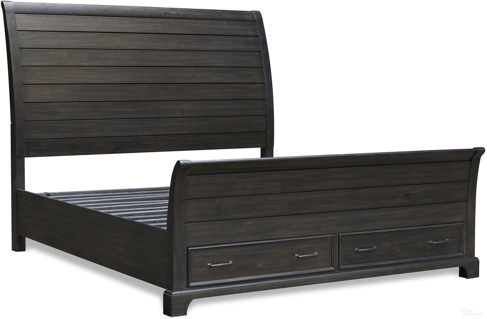The appearance of Stafford County King Storage Bed In Walnut designed by New Classic in the modern / contemporary interior design. This walnut piece of furniture was selected by 1StopBedrooms from Stafford Collection to add a touch of cosiness and style into your home. Sku: B322-110;B322-128;B322-330. Bed Type: Storage Bed. Material: Wood. Bed Size: King.
