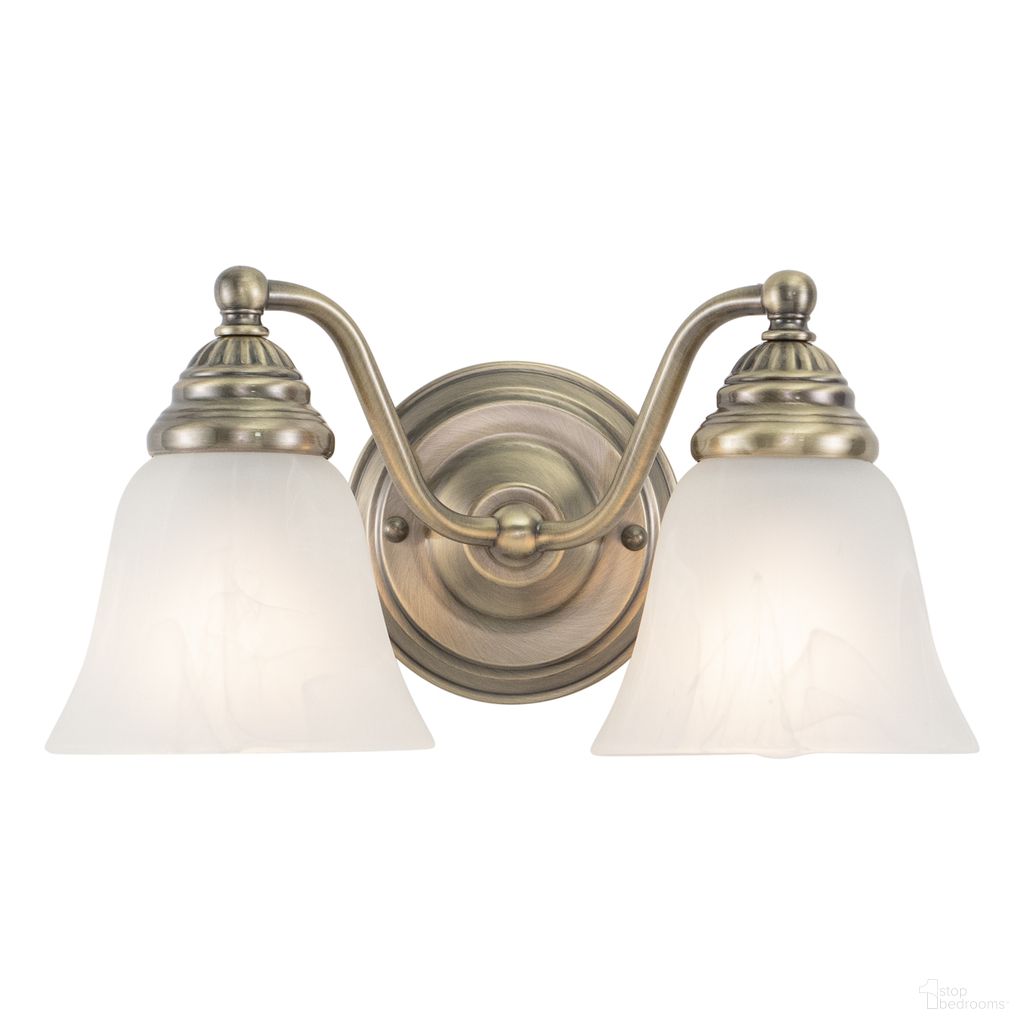 The appearance of Standford 2L Vanity In Antique Brass designed by Vaxcel in the traditional interior design. This antique brass piece of furniture was selected by 1StopBedrooms from Standford Collection to add a touch of cosiness and style into your home. Sku: VL35122A. Material: Steel.