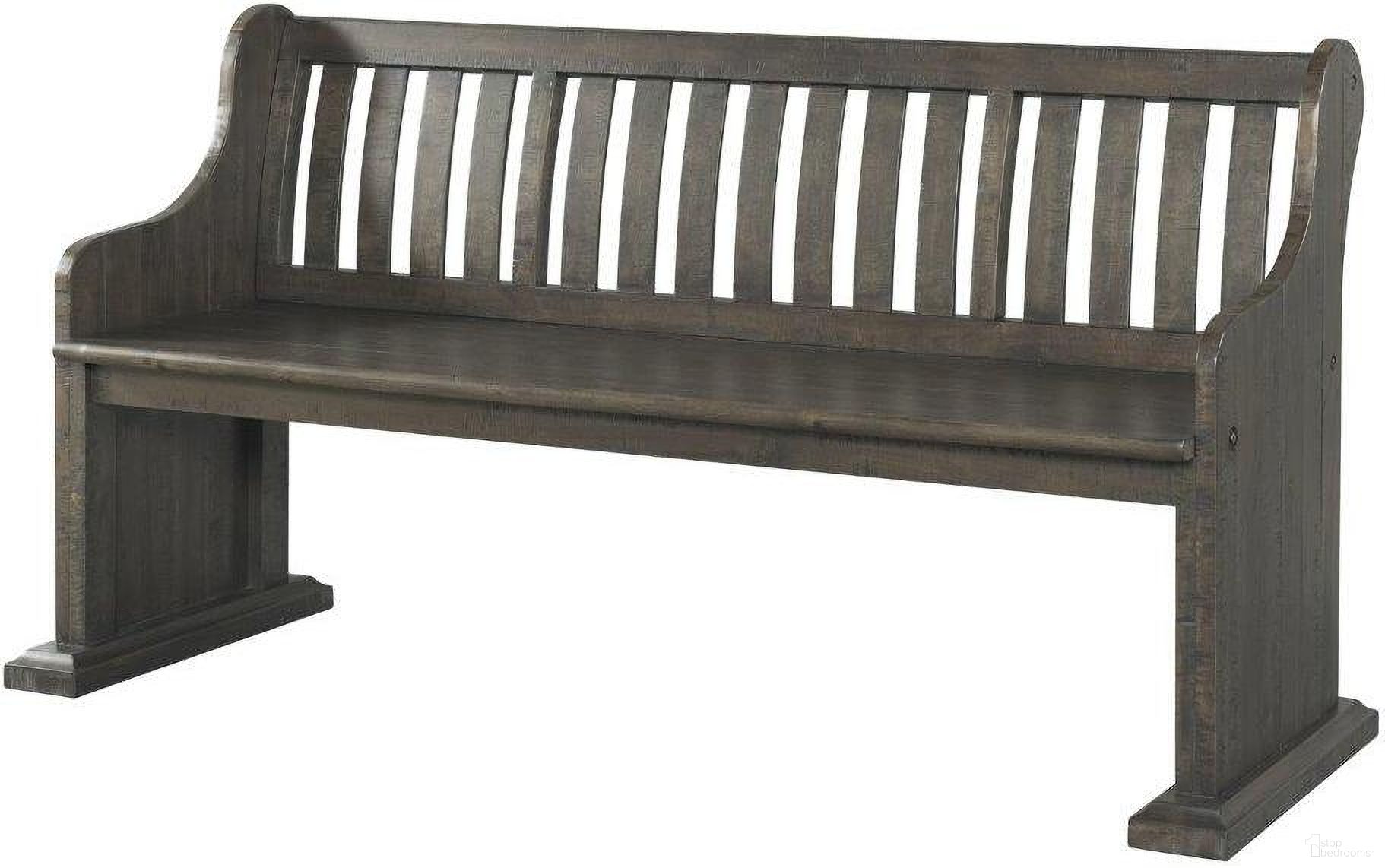 The appearance of Stanford Smokey Walnut Pew Bench designed by Picket House in the transitional interior design. This brown piece of furniture was selected by 1StopBedrooms from Stanford Collection to add a touch of cosiness and style into your home. Sku: DST100PW. Material: Wood.