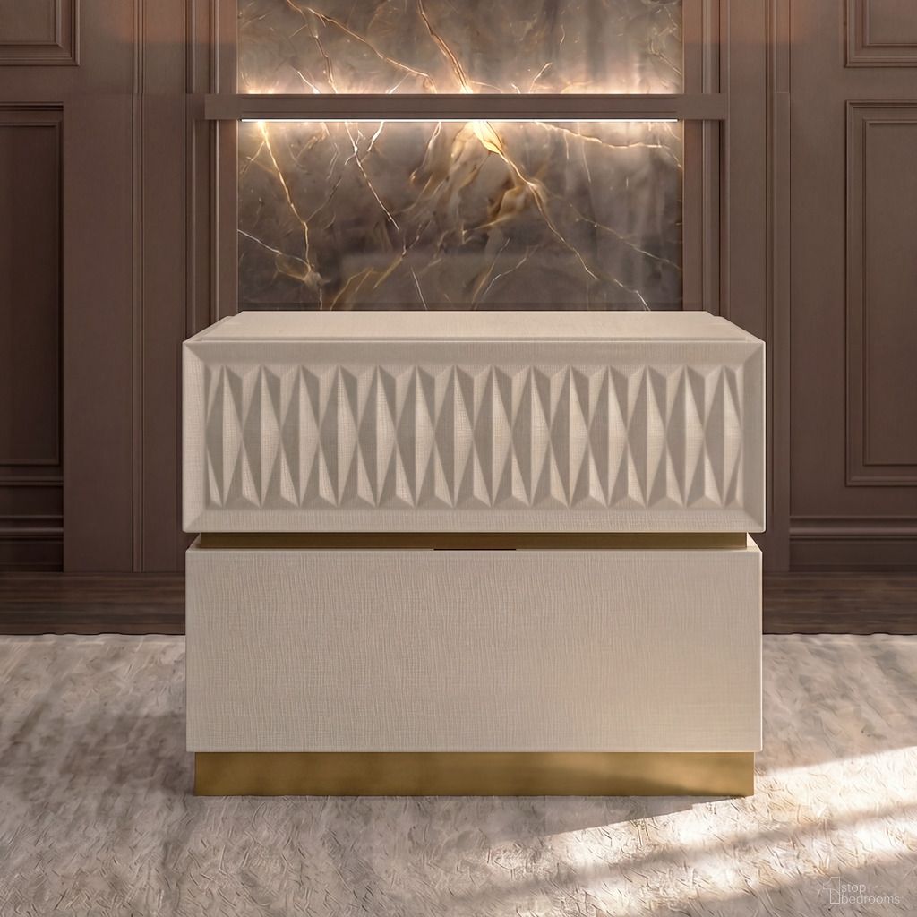 Stanley Nightstand In Gray