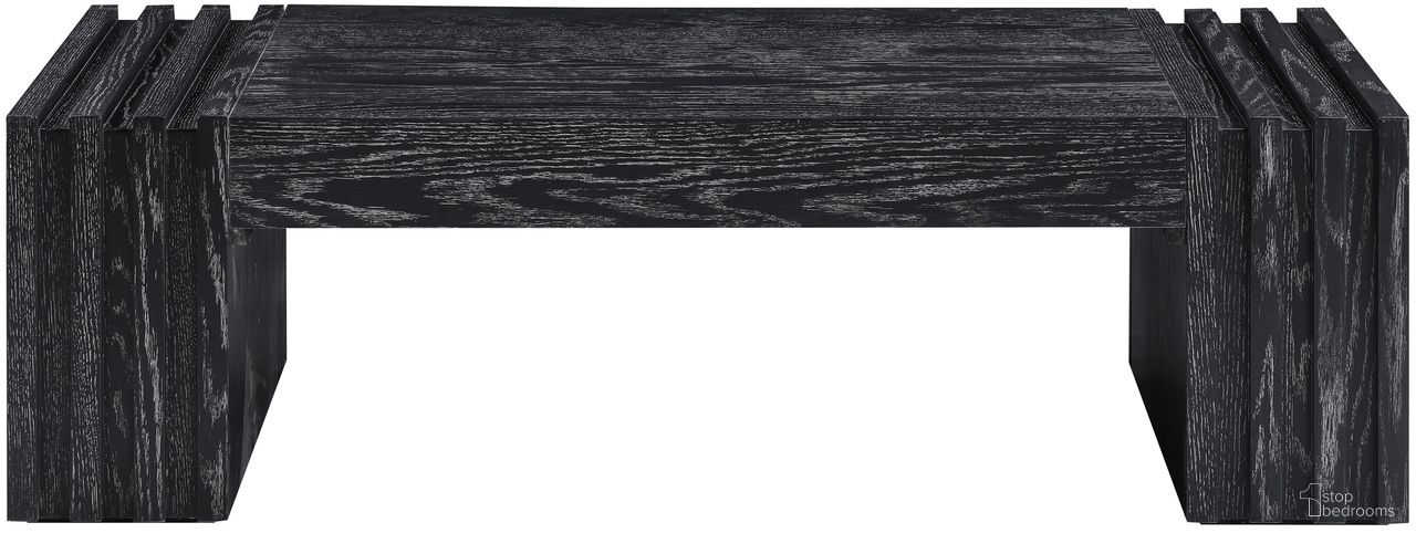 The appearance of Stanton Oak Veneer and Solid Wood Coffee Table In Black designed by Meridian in the modern / contemporary interior design. This black piece of furniture was selected by 1StopBedrooms from Stanton Collection to add a touch of cosiness and style into your home. Sku: 232Black-C. Material: Rubberwood.