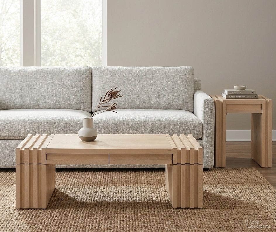 The appearance of Stanton Oak Veneer and Solid Wood Occasional Table Set In Natural designed by Meridian in the modern / contemporary interior design. This natural piece of furniture was selected by 1StopBedrooms from Stanton Collection to add a touch of cosiness and style into your home. Sku: 232Natural-C;232Natural-E. Material: Acacia Wood.