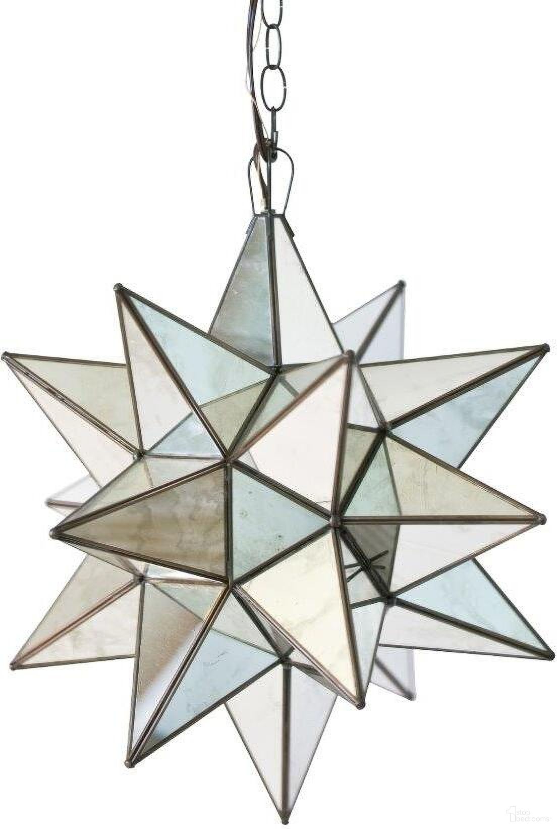Star Antique Mirror Medium Chandelier