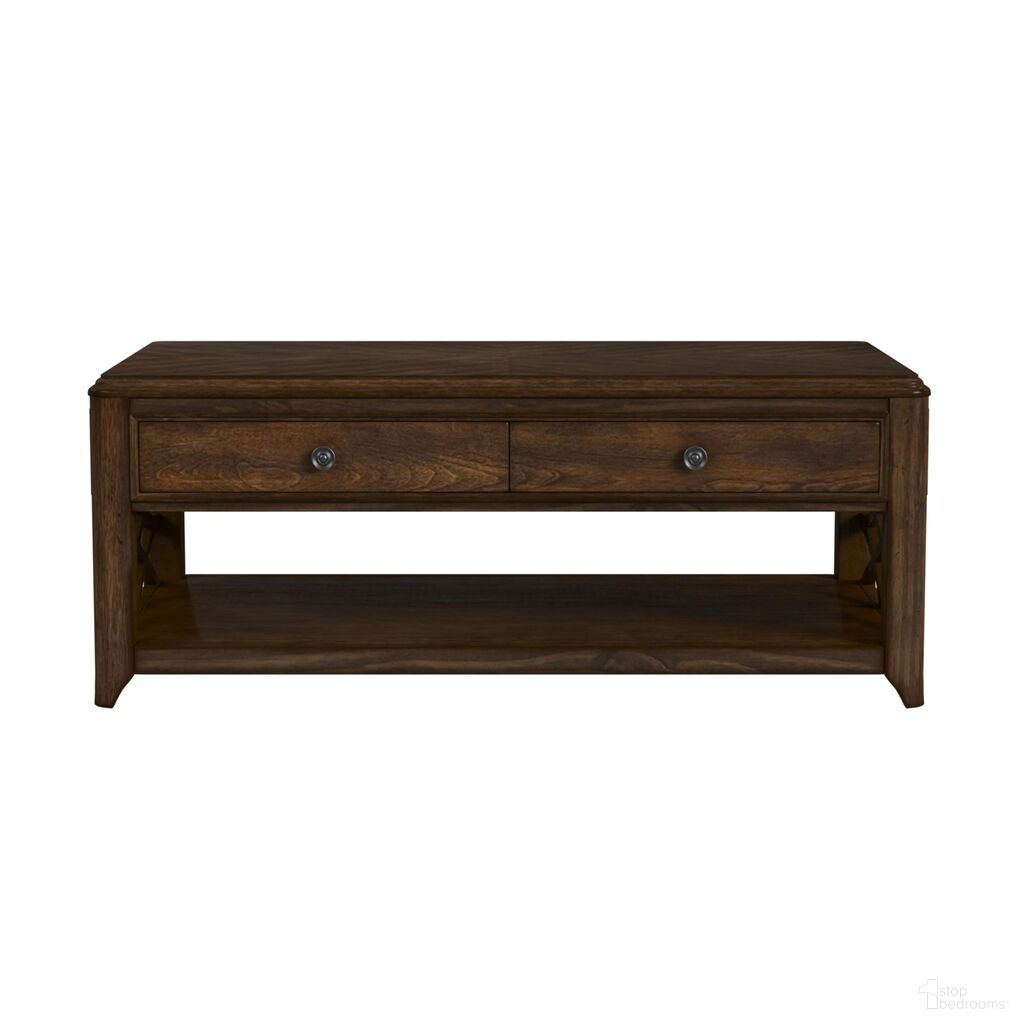 The appearance of Stark Lift-Top Coffee Table In Cherry designed by Picket House in the transitional interior design. This cherry piece of furniture was selected by 1StopBedrooms from Stark Collection to add a touch of cosiness and style into your home. Sku: T-5210-5-CT. Material: Birch.
