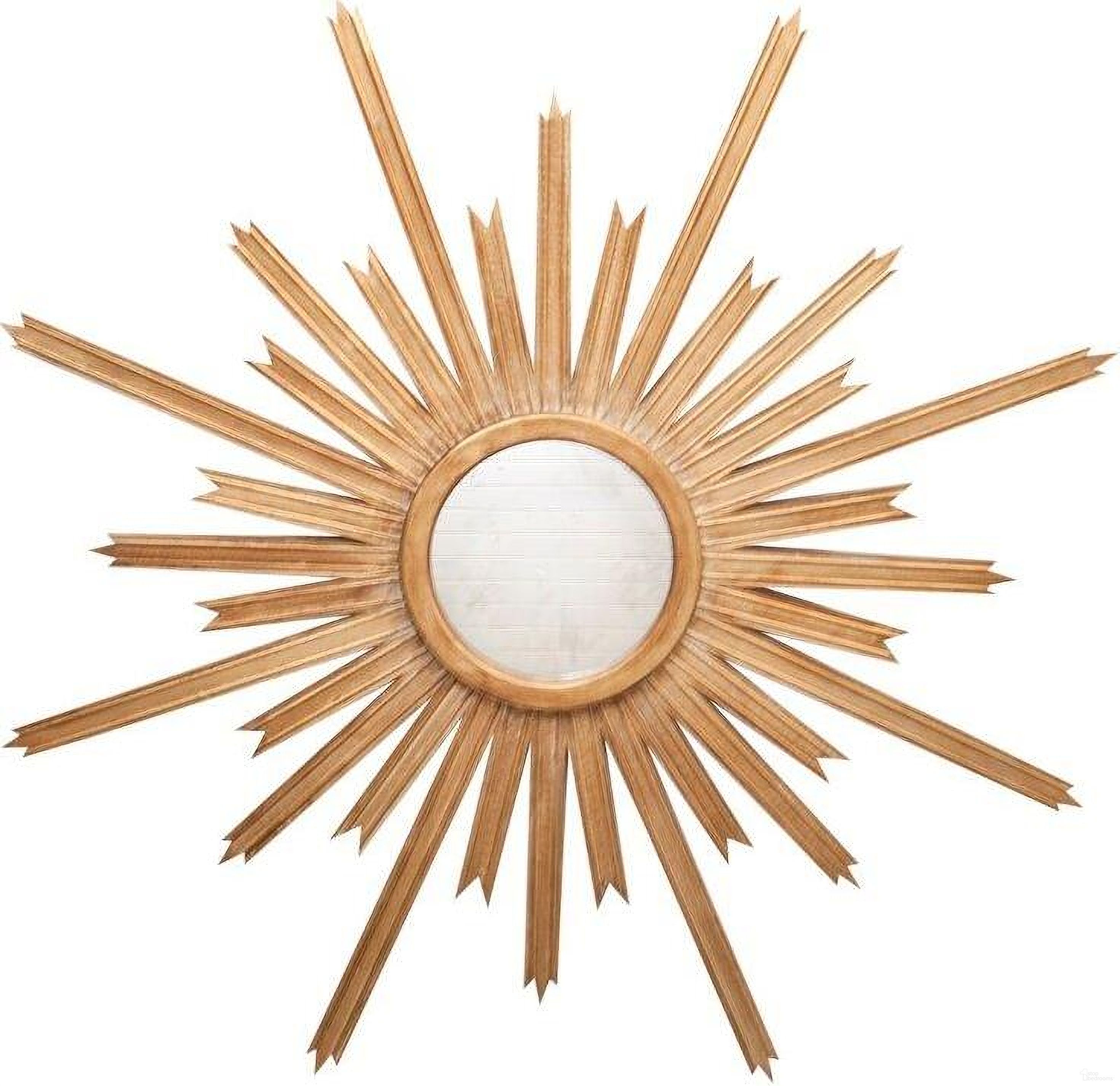 The appearance of Starlata Gold Leaf Starburst Mirror designed by Worlds Away in the modern / contemporary interior design. This gold piece of furniture was selected by 1StopBedrooms from Starlata Collection to add a touch of cosiness and style into your home. Sku: STARLATA G. Material: Wood.