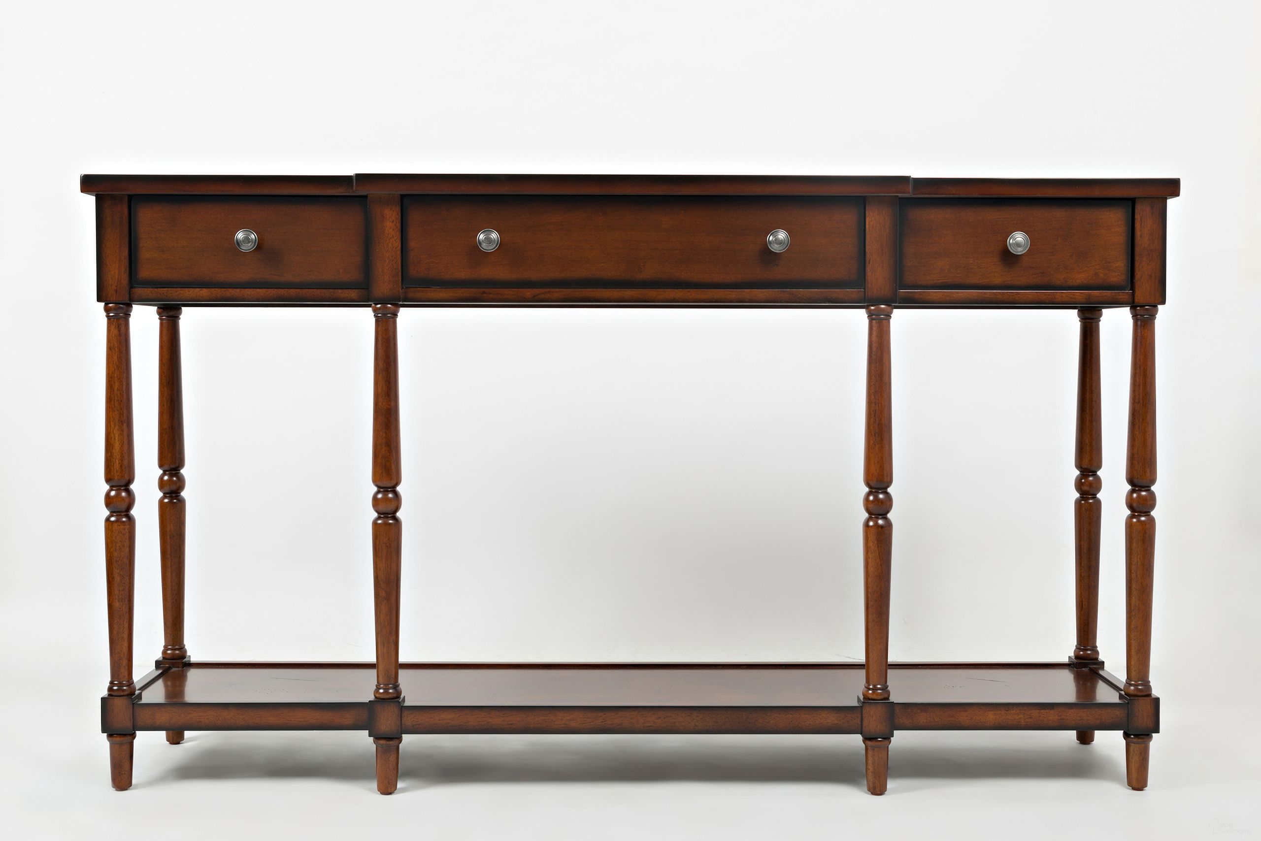 Stately Home 60 Inch Sofa Table In Mahogany