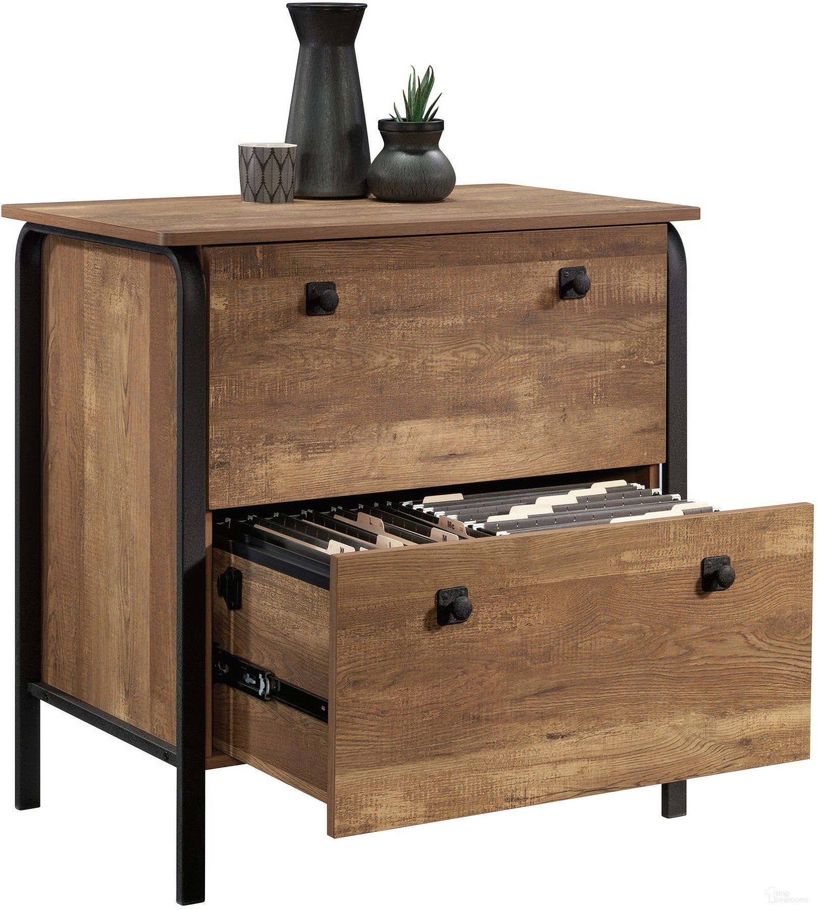 Station House Lateral File In Etched Oak