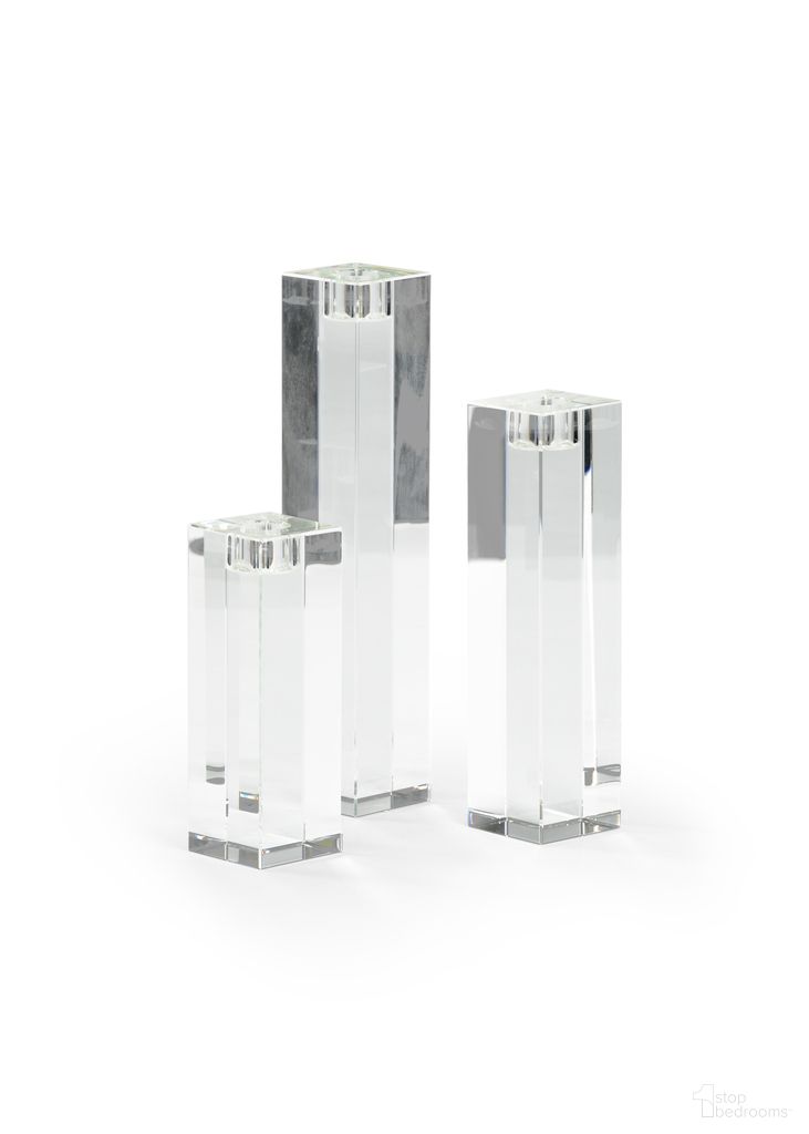 Statue Candlesticks (S3) In Clear