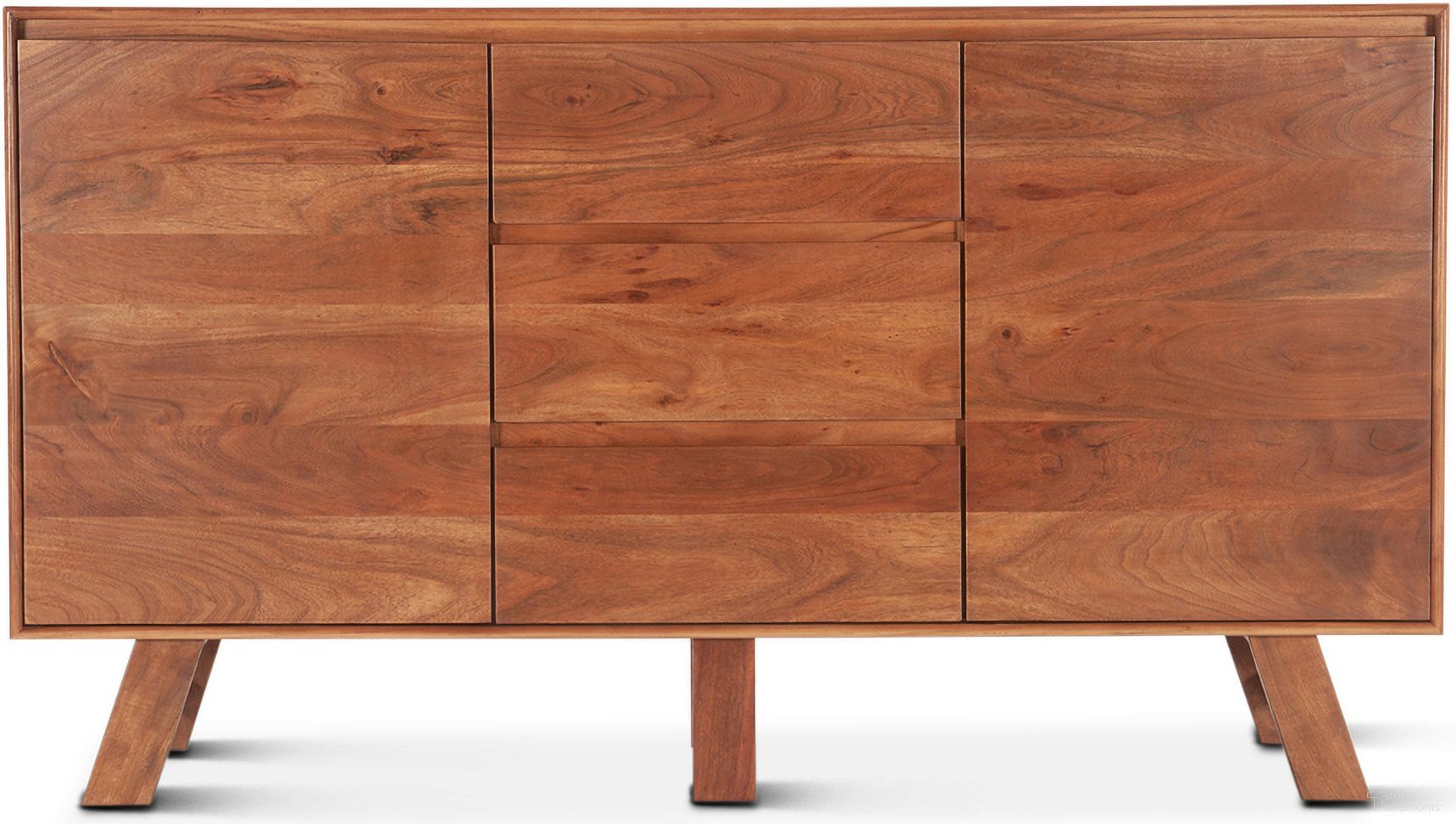 The appearance of Stavanger Sideboard In Cinnamon Brown designed by Home Trends and Design in the rustic / southwestern interior design. This brown piece of furniture was selected by 1StopBedrooms from Stavanger Collection to add a touch of cosiness and style into your home. Sku: ZWSTVSB68CN. Material: Acacia Wood.