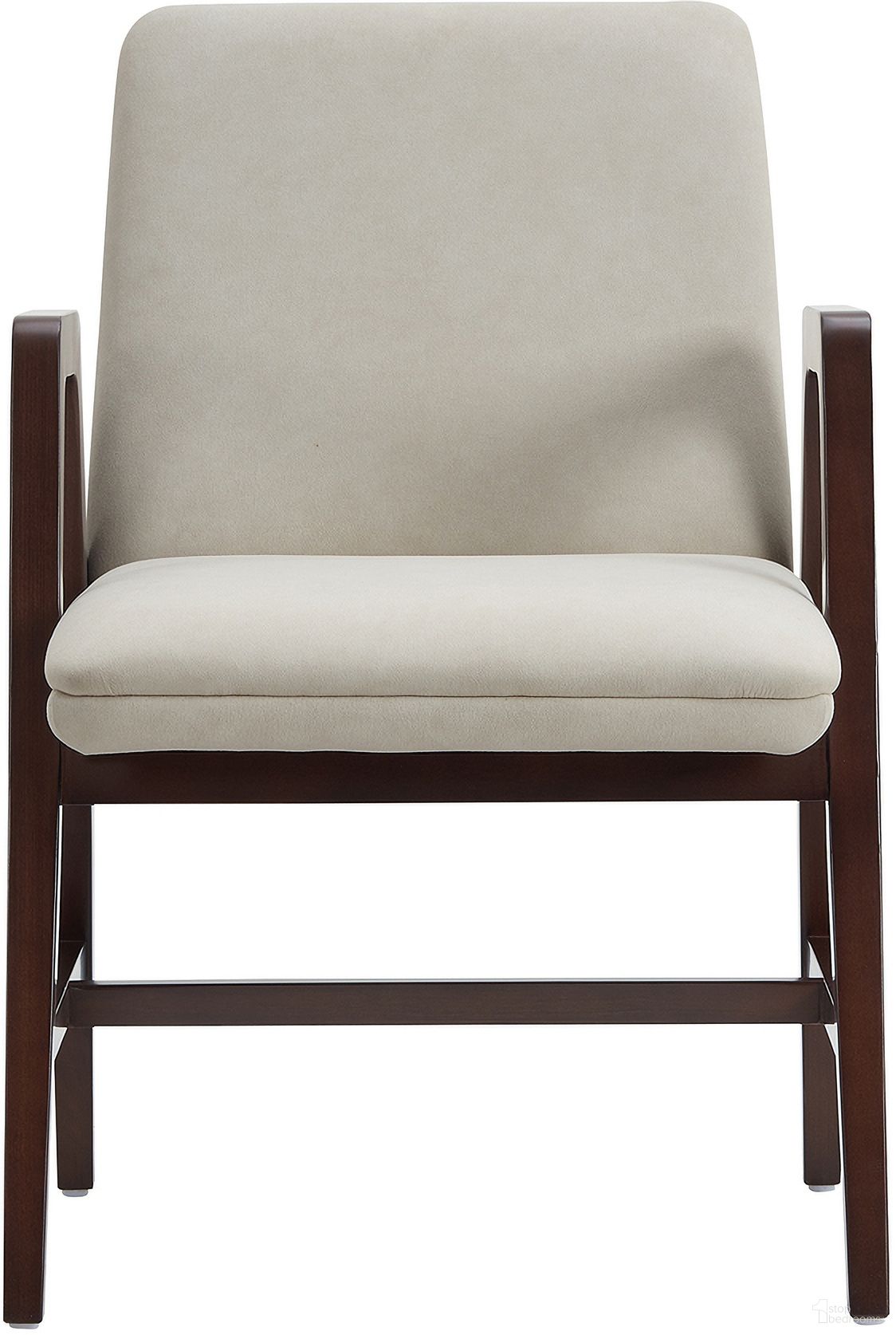 The appearance of Stella Dining Armchair In Champagne designed by Manhattan Comfort in the modern / contemporary interior design. This champagne piece of furniture was selected by 1StopBedrooms from Stella Collection to add a touch of cosiness and style into your home. Sku: DC101AR-OM. Chair Type: Arm Chair. Material: Beech.