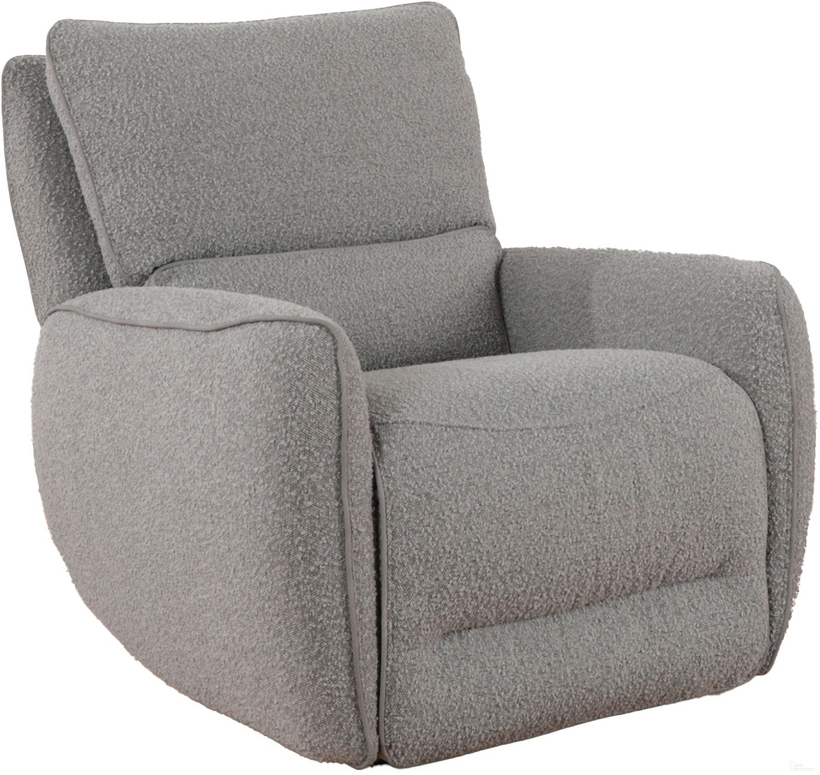 The appearance of Stellar Bloke Smoke Zero Gravity Power Recliner In Beige designed by Parker House in the modern / contemporary interior design. This beige piece of furniture was selected by 1StopBedrooms from Stellar Collection to add a touch of cosiness and style into your home. Sku: MSTR#812PHZ-BLSM. Material: Polyester.