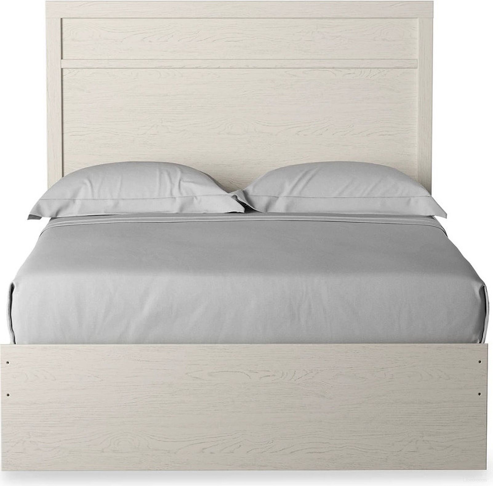 The appearance of Stelsie White Full Panel Bed designed by Signature Design by Ashley in the transitional interior design. This white piece of furniture  was selected by 1StopBedrooms from Stelsie Collection to add a touch of cosiness and style into your home. Sku: B2588-55;B2588-86. Bed Type: Panel Bed. Material: Wood. Bed Size: Full.