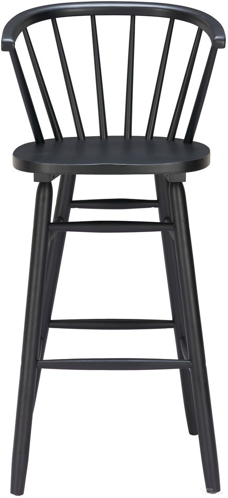 The appearance of Stenger Barstool Set of 2 In Black designed by Zuo Modern in the modern / contemporary interior design. This black piece of furniture was selected by 1StopBedrooms from Stenger Collection to add a touch of cosiness and style into your home. Sku: 110524. Material: Rubberwood.