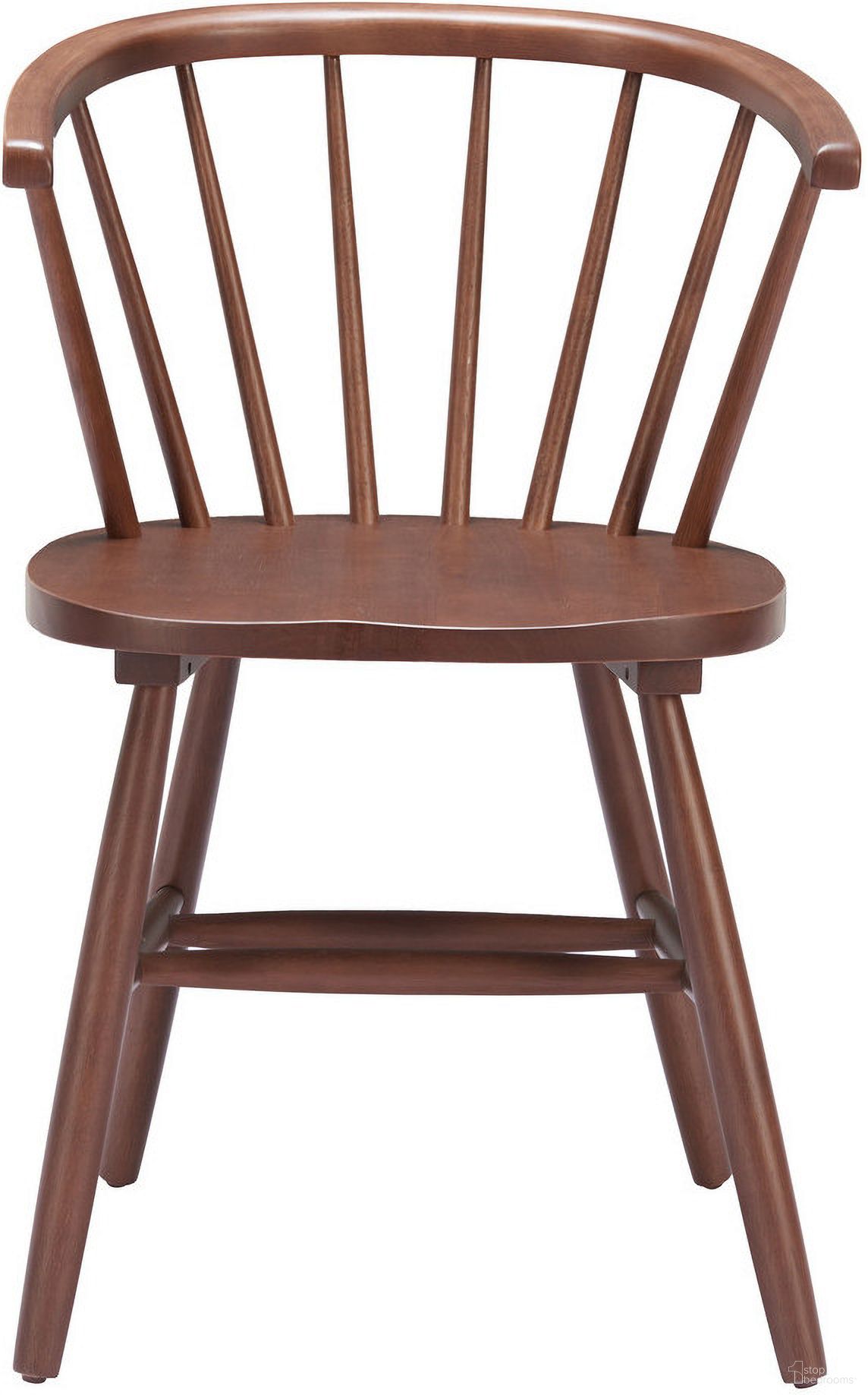 The appearance of Stenger Dining Chair Set of 2 In Walnut designed by Zuo Modern in the modern / contemporary interior design. This walnut piece of furniture  was selected by 1StopBedrooms from Stenger Collection to add a touch of cosiness and style into your home. Sku: 110519. Material: Rubberwood. Chair Type: Side Chair.