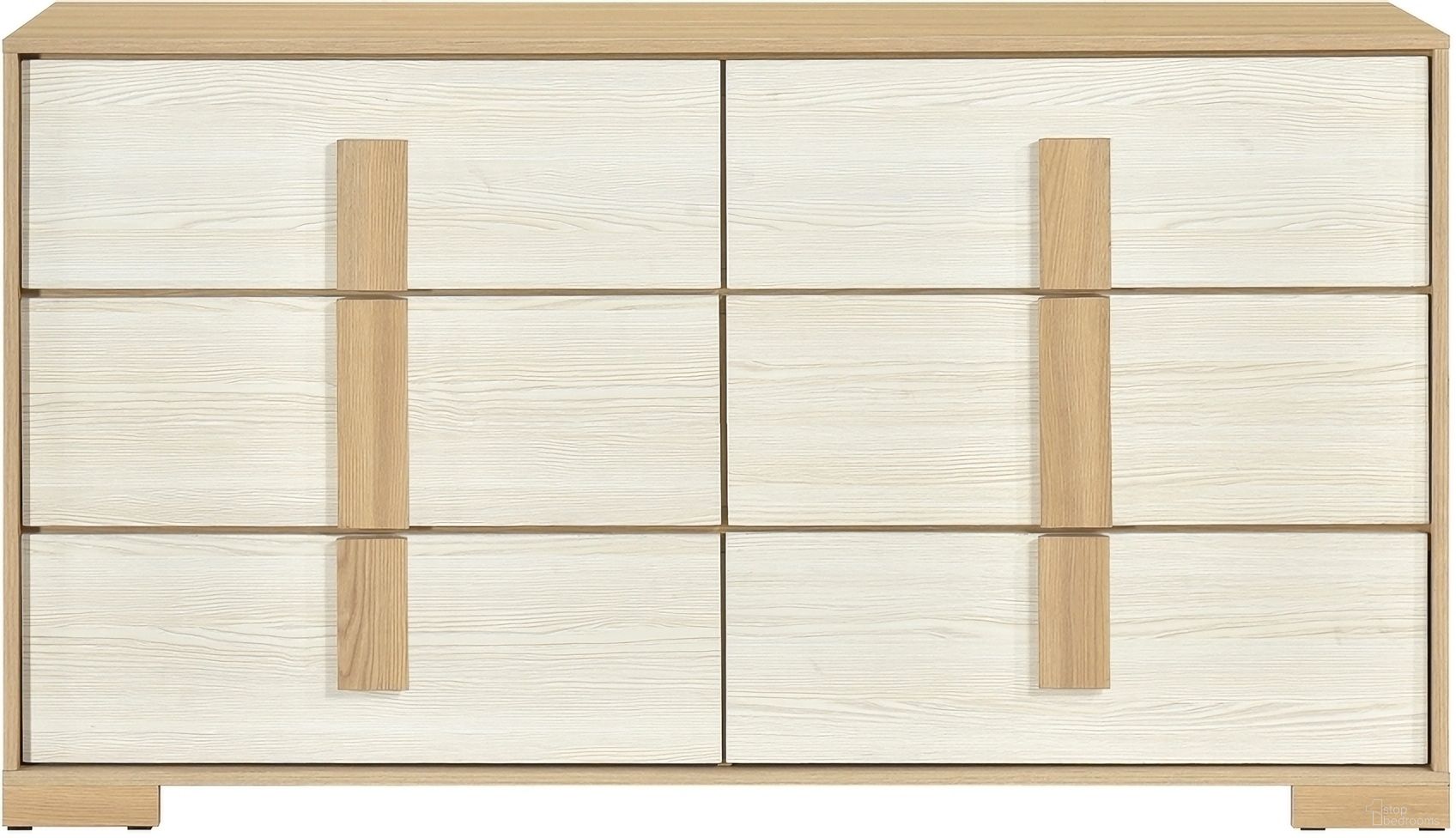 The appearance of Sterling Dresser In Cream designed by Homelegance in the modern / contemporary interior design. This cream piece of furniture was selected by 1StopBedrooms from Sterling Collection to add a touch of cosiness and style into your home. Sku: 2330-5. Material: Veneer.