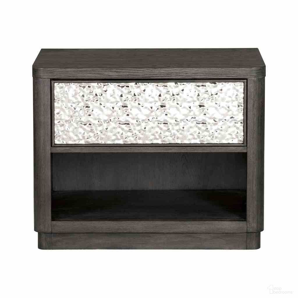 The appearance of Sterling West 1-Drawer Nightstand with USB A-C In Ash Gray designed by Furniture of America in the modern / contemporary interior design. This ash gray piece of furniture  was selected by 1StopBedrooms from Sterling West Collection to add a touch of cosiness and style into your home. Sku: FM79001ES-N1. Material: Solid Rubberwood.