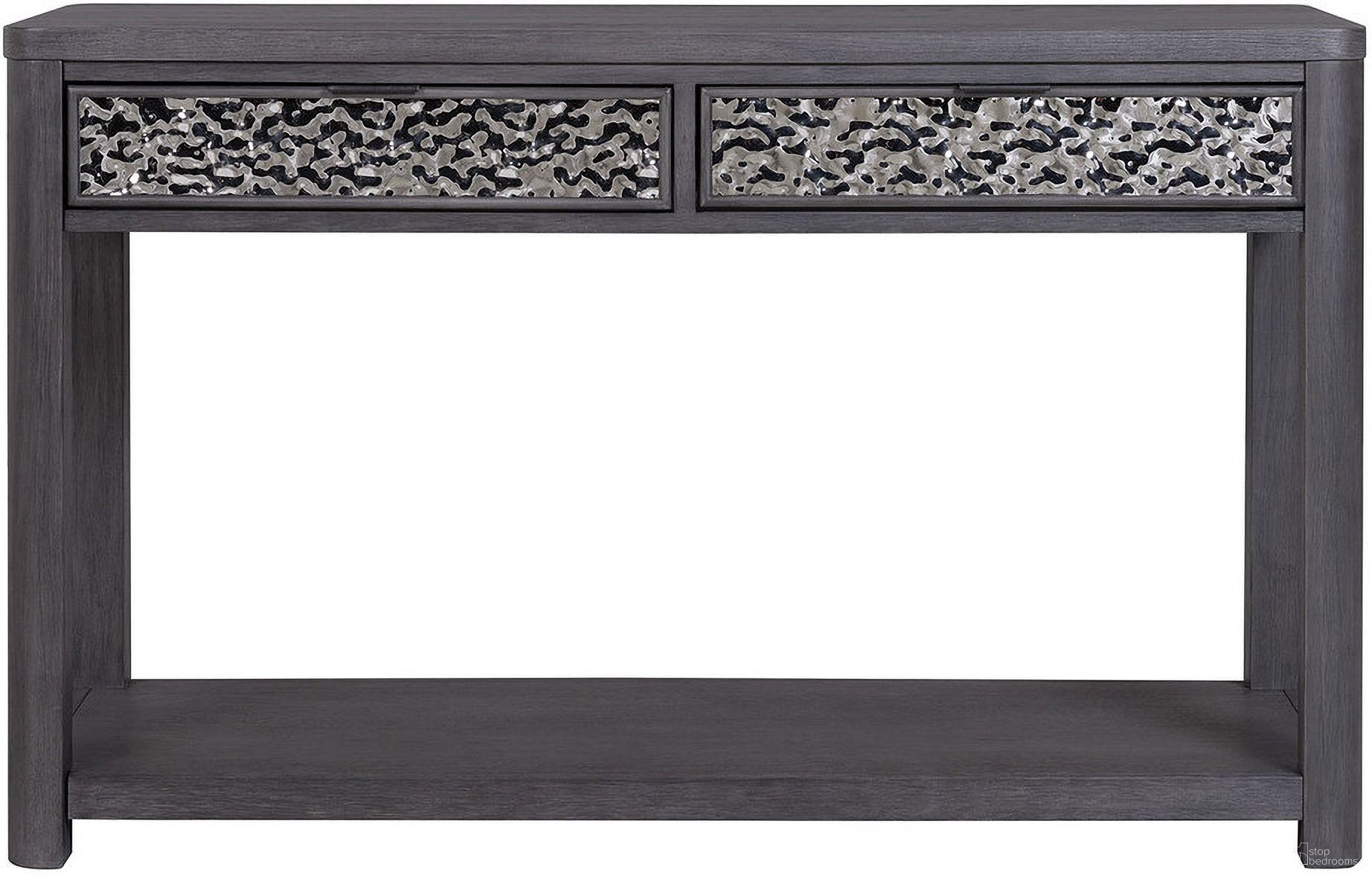 The appearance of Sterling West Sofa Table In Ash Gray designed by Furniture of America in the modern / contemporary interior design. This ash gray piece of furniture  was selected by 1StopBedrooms from Sterling West Collection to add a touch of cosiness and style into your home. Sku: FM49001ES-S. Material: Rubberwood.