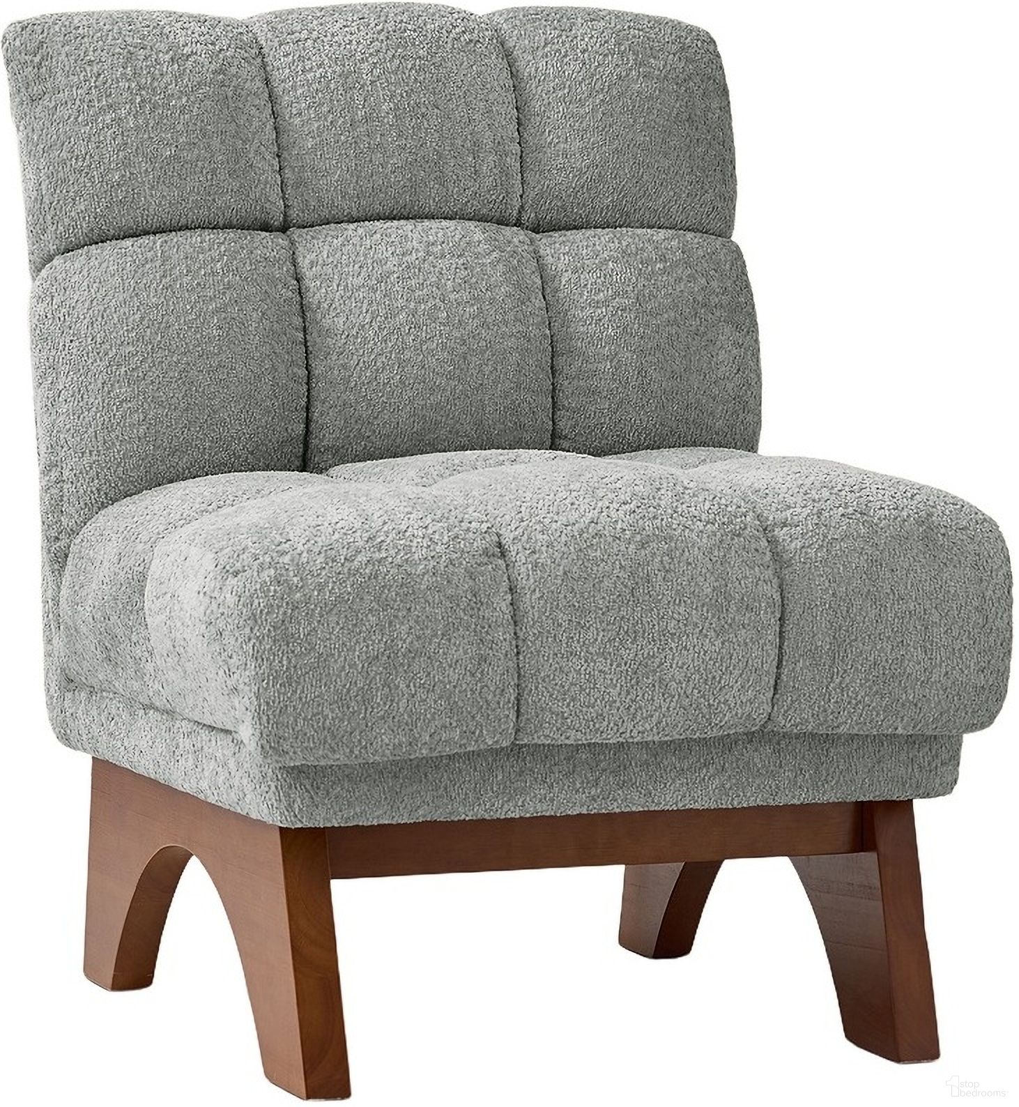 The appearance of Steven Armchair In Grey designed by Karat Home in the modern / contemporary interior design. This grey piece of furniture was selected by 1StopBedrooms from Steven Collection to add a touch of cosiness and style into your home. Sku: CHWH1369-GRY. Material: Chenille.