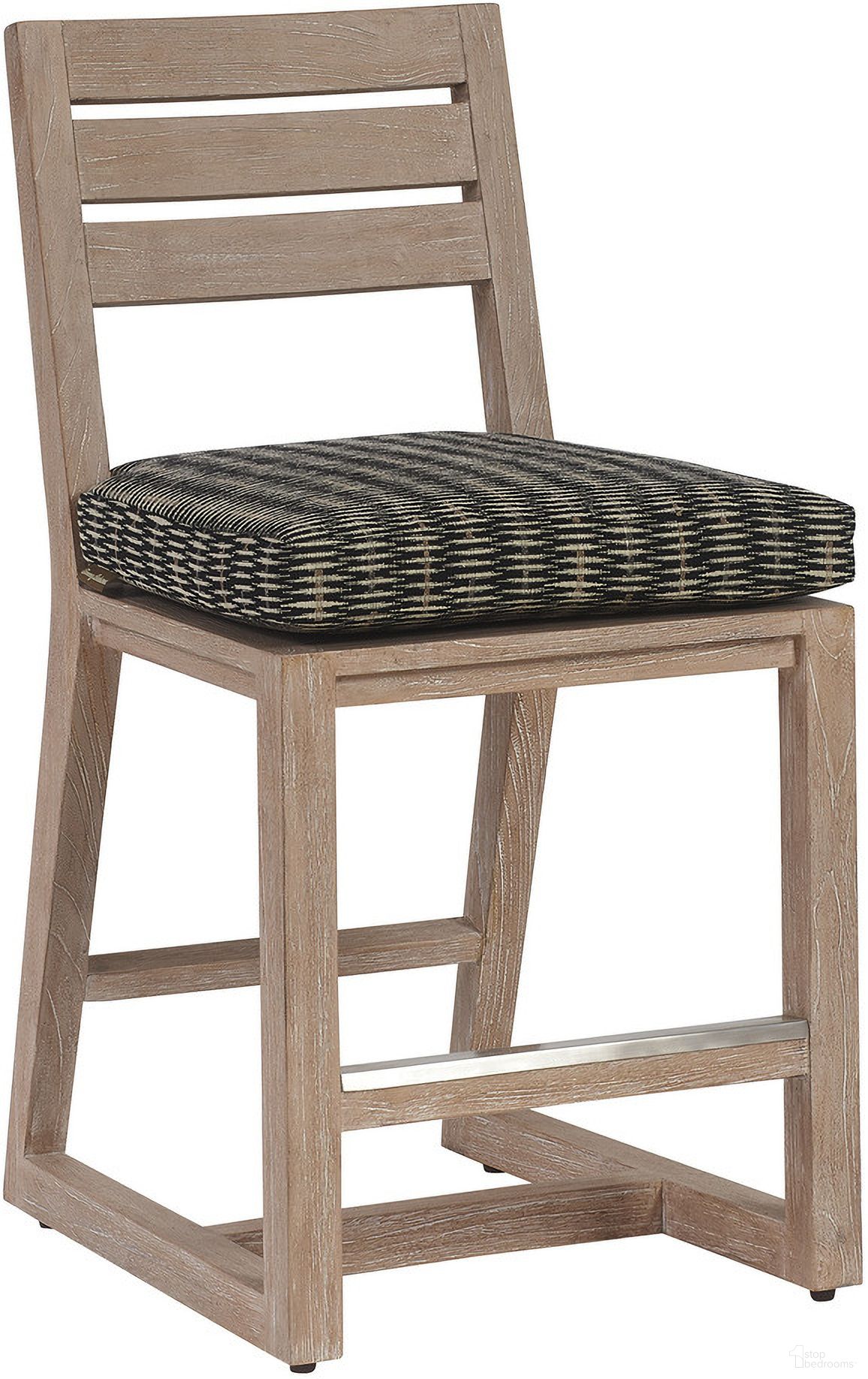 The appearance of Stillwater Cove Counter Stool designed by Tommy Bahama in the modern / contemporary interior design. This black piece of furniture  was selected by 1StopBedrooms from Stillwater Cove Collection to add a touch of cosiness and style into your home. Sku: 3450-17-40.