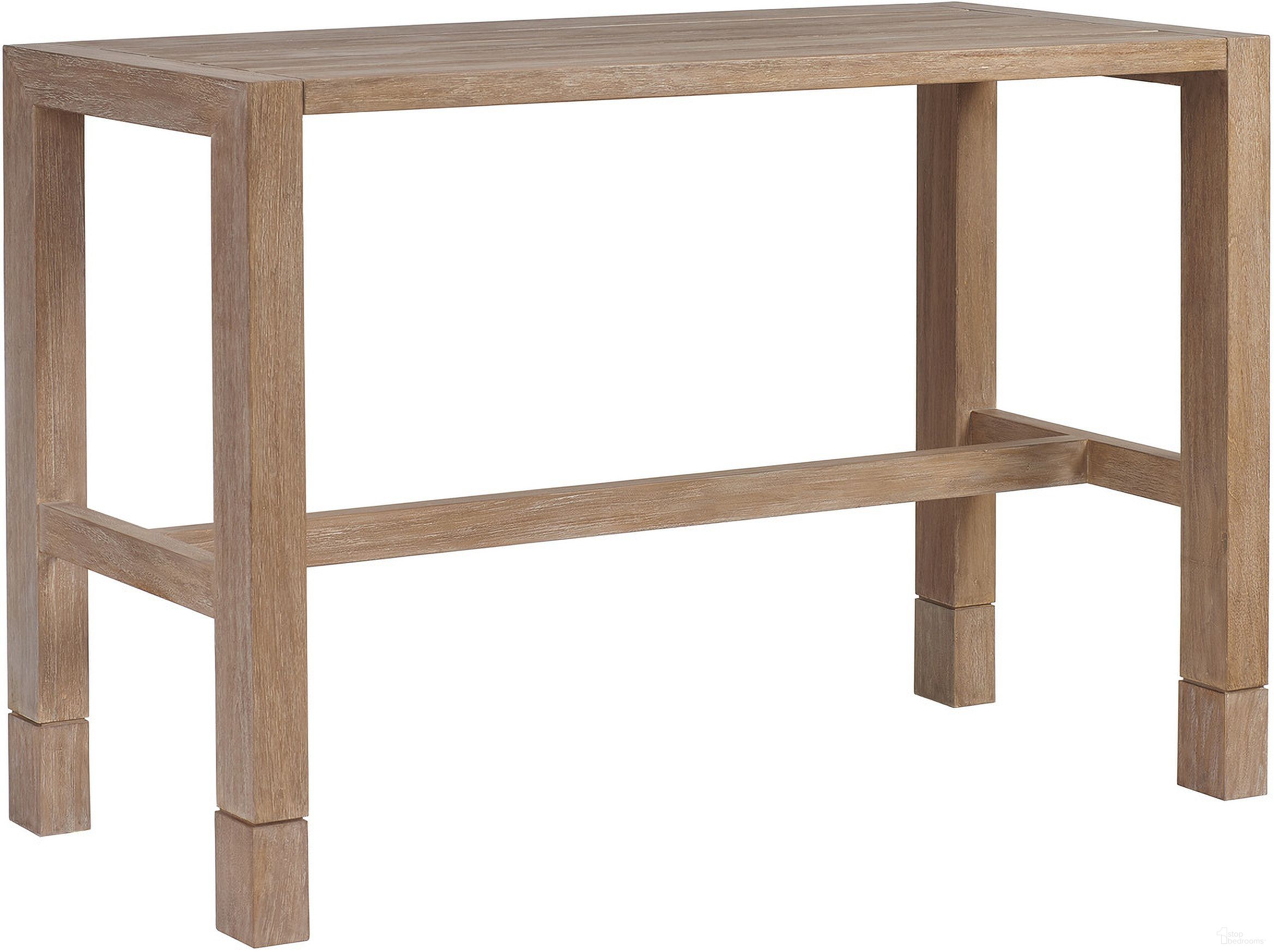 The appearance of Stillwater Cove High/Low Bistro Table In Taupe designed by Tommy Bahama in the modern / contemporary interior design. This taupe piece of furniture was selected by 1StopBedrooms from Stillwater Cove Collection to add a touch of cosiness and style into your home. Sku: 3450-873. Material: Wood.