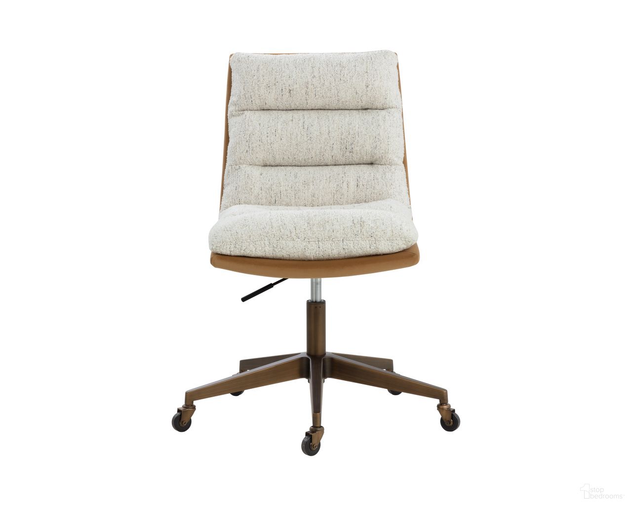 Stinson Office Chair In Hailey Moon and Kona Camel